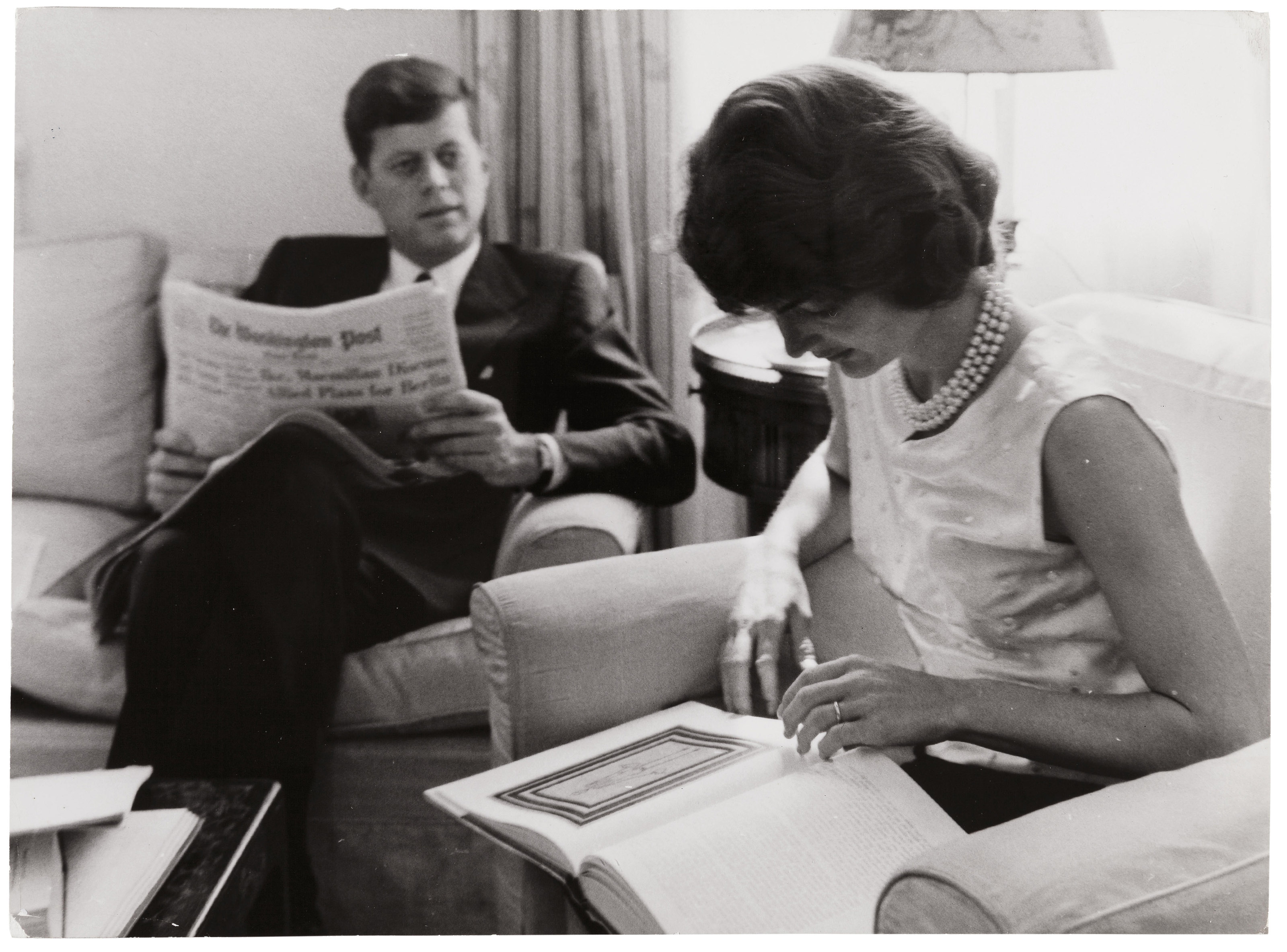JACQUES LOWE (1930–2001), John and Jackie Kennedy, c. 1960