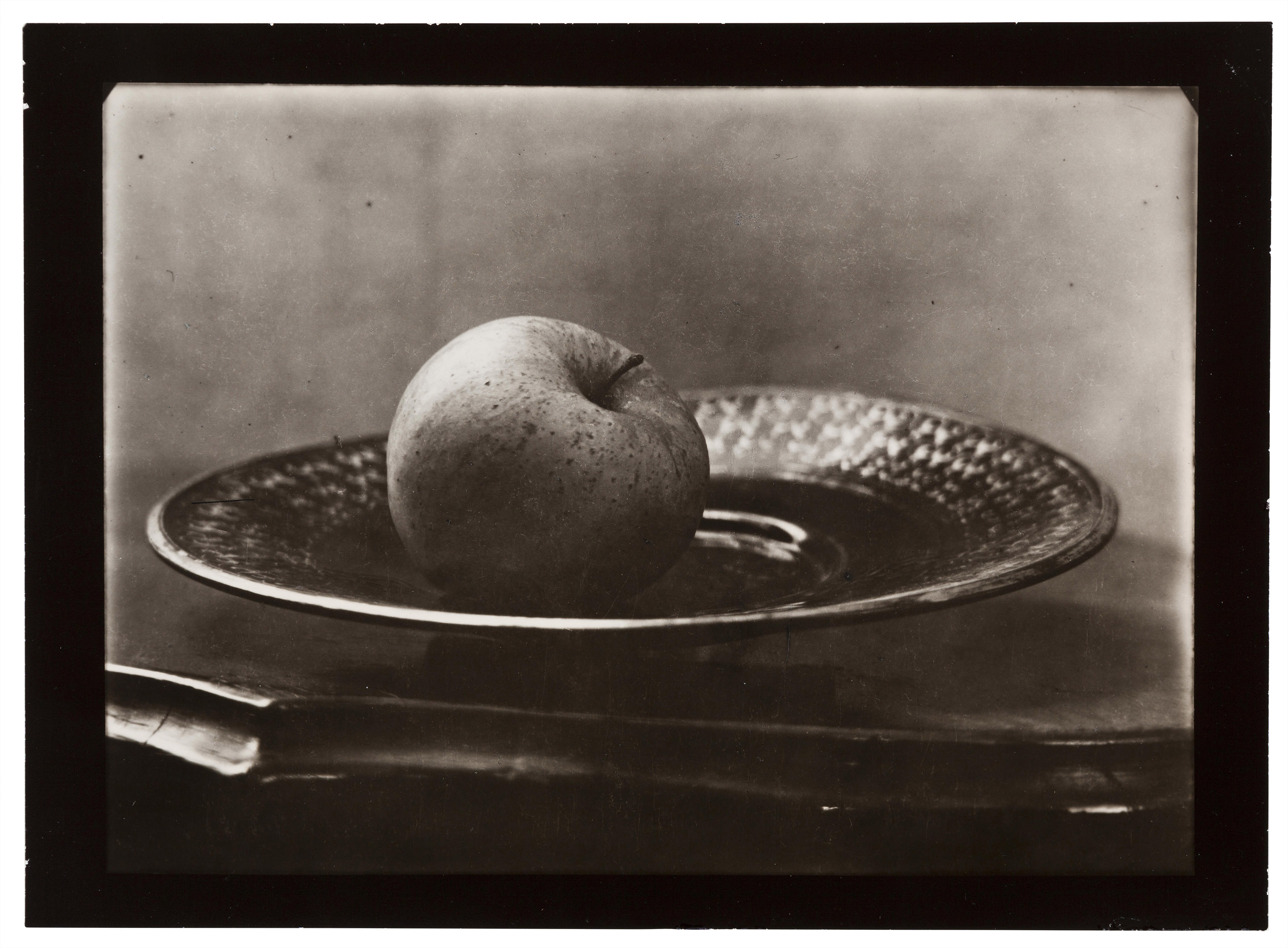 JOSEF SUDEK (1896–1976), Still life (Apple on plate), 1950–1954 