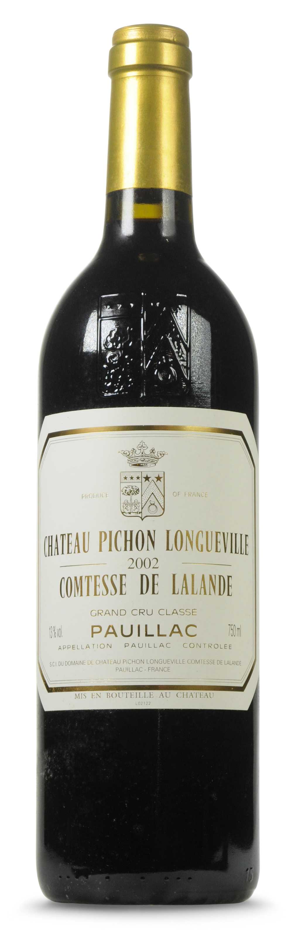 Château Pichon-Longueville, Lalande 2002, Pauillac, 2ème cru
