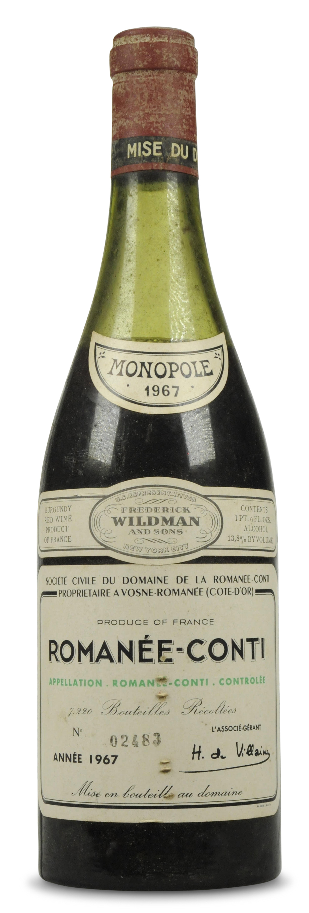 Domaine de la Romanée-Conti, Romanée-Conti 1961, Grand Cru, Côte