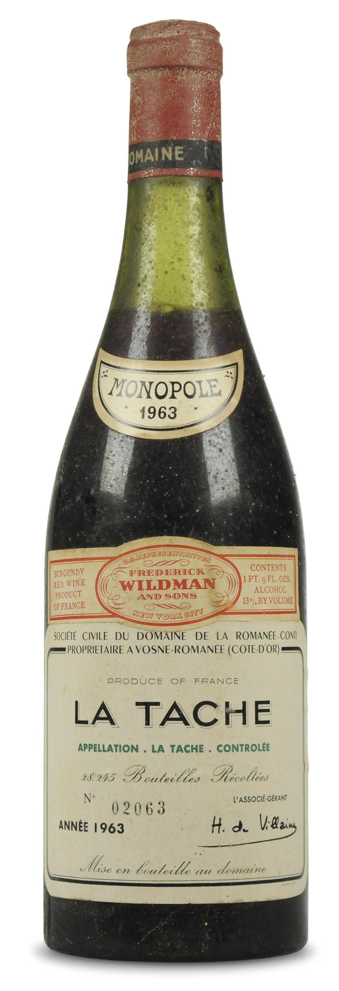 Domaine de la Romanée-Conti, La Tâche 1947, Grand Cru, Côte de