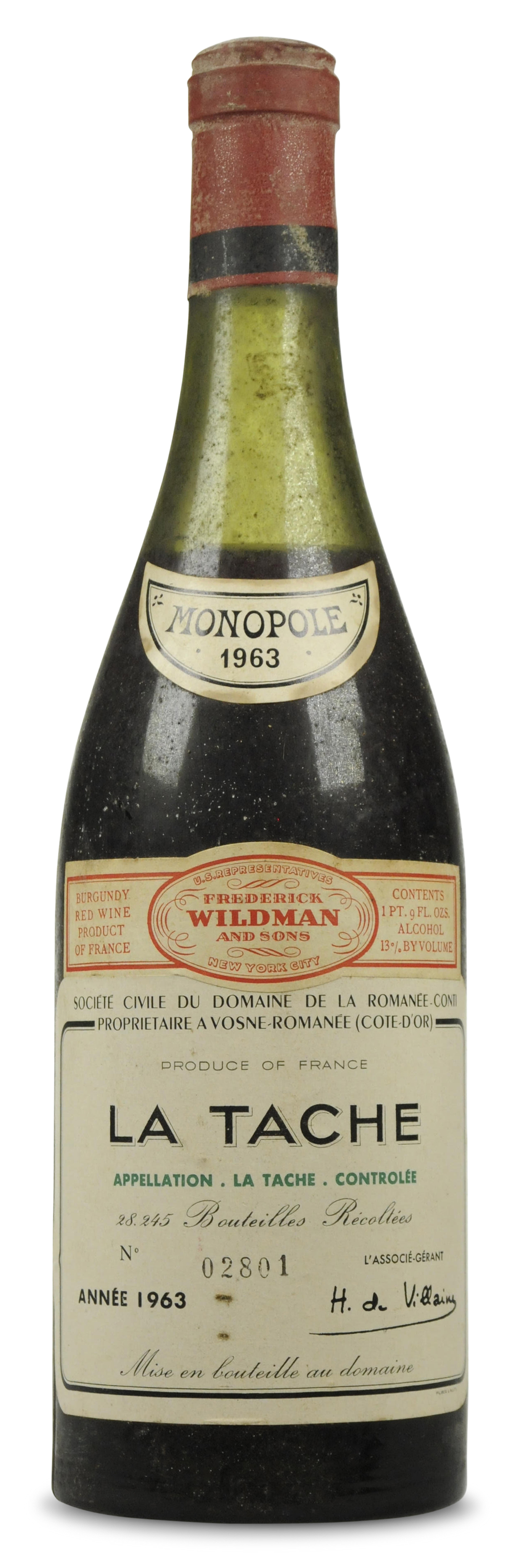 Domaine de la Romanée-Conti, La Tâche 1947, Grand Cru, Côte de