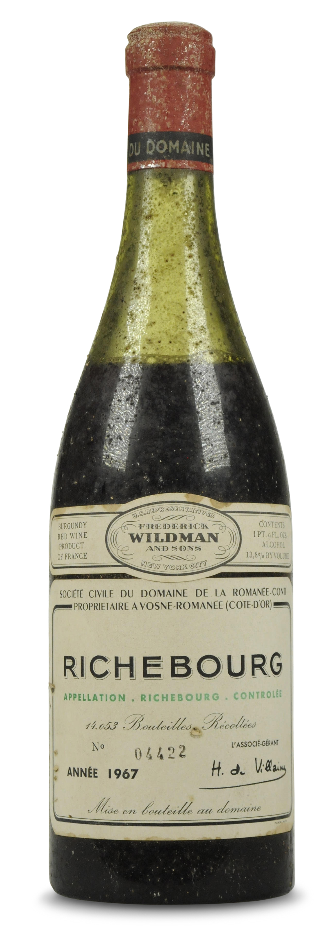 Domaine de la Romanée-Conti, Richebourg 1963, Grand Cru, Côte de