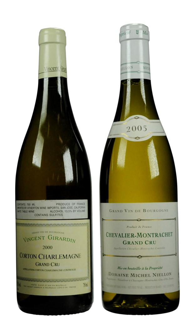 Girardin, Corton-Charlemagne 2000 and Michel Niellon, Chevalier 