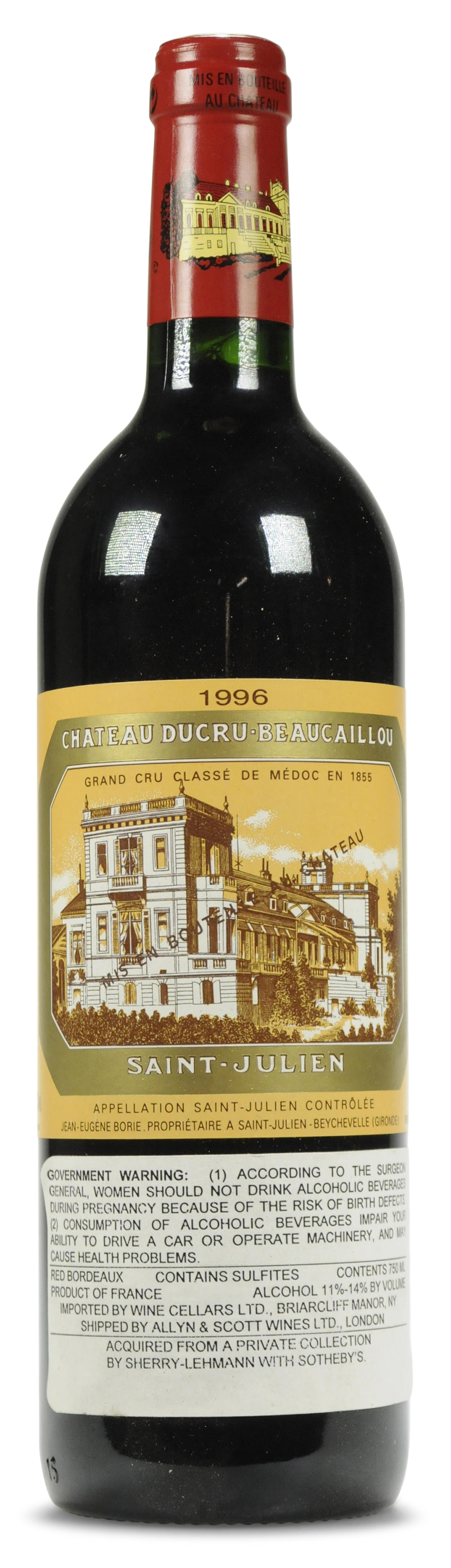 Château Ducru-Beaucaillou 1996, Saint-Julien, 2ème cru classé | Christie’s