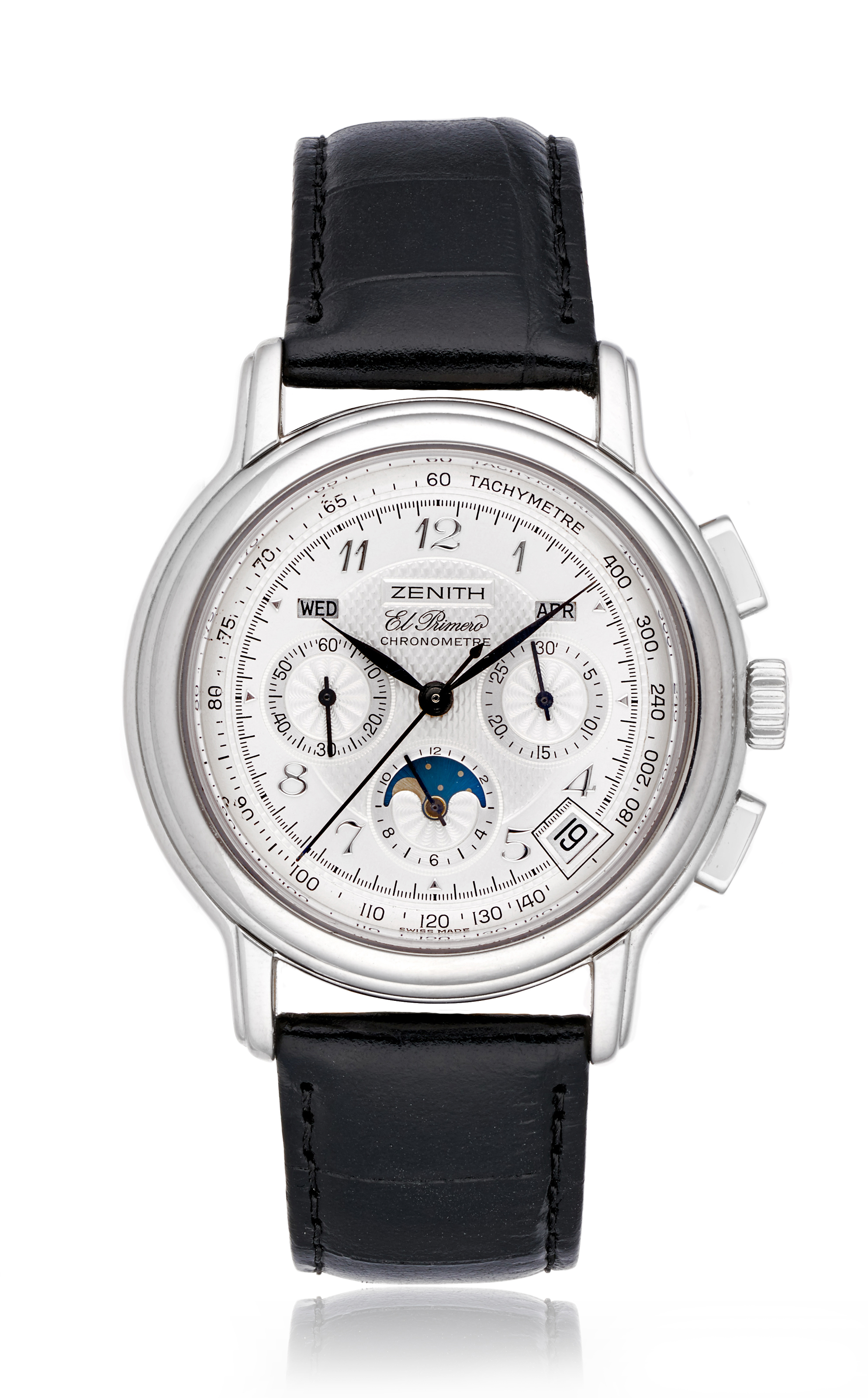 ZENITH, PLATINUM, CHRONOMASTER WITH MOON PHASE, 39 0240 410