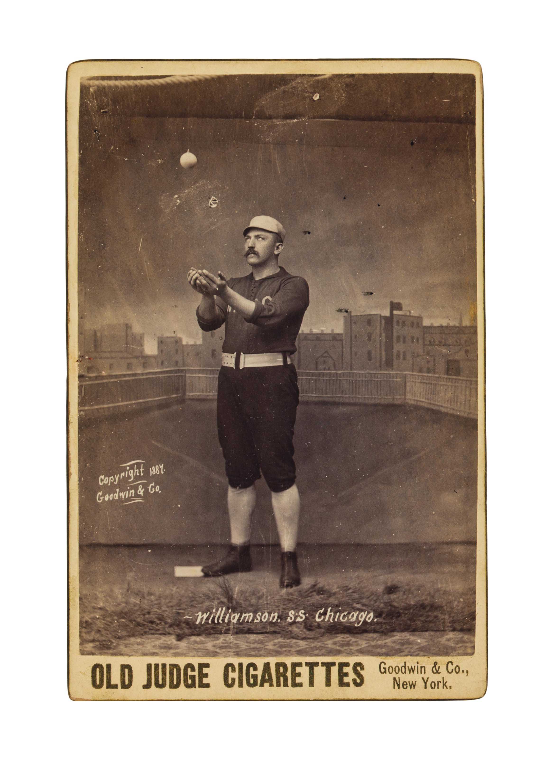 1887 N172 Old Judge Capt John Ward