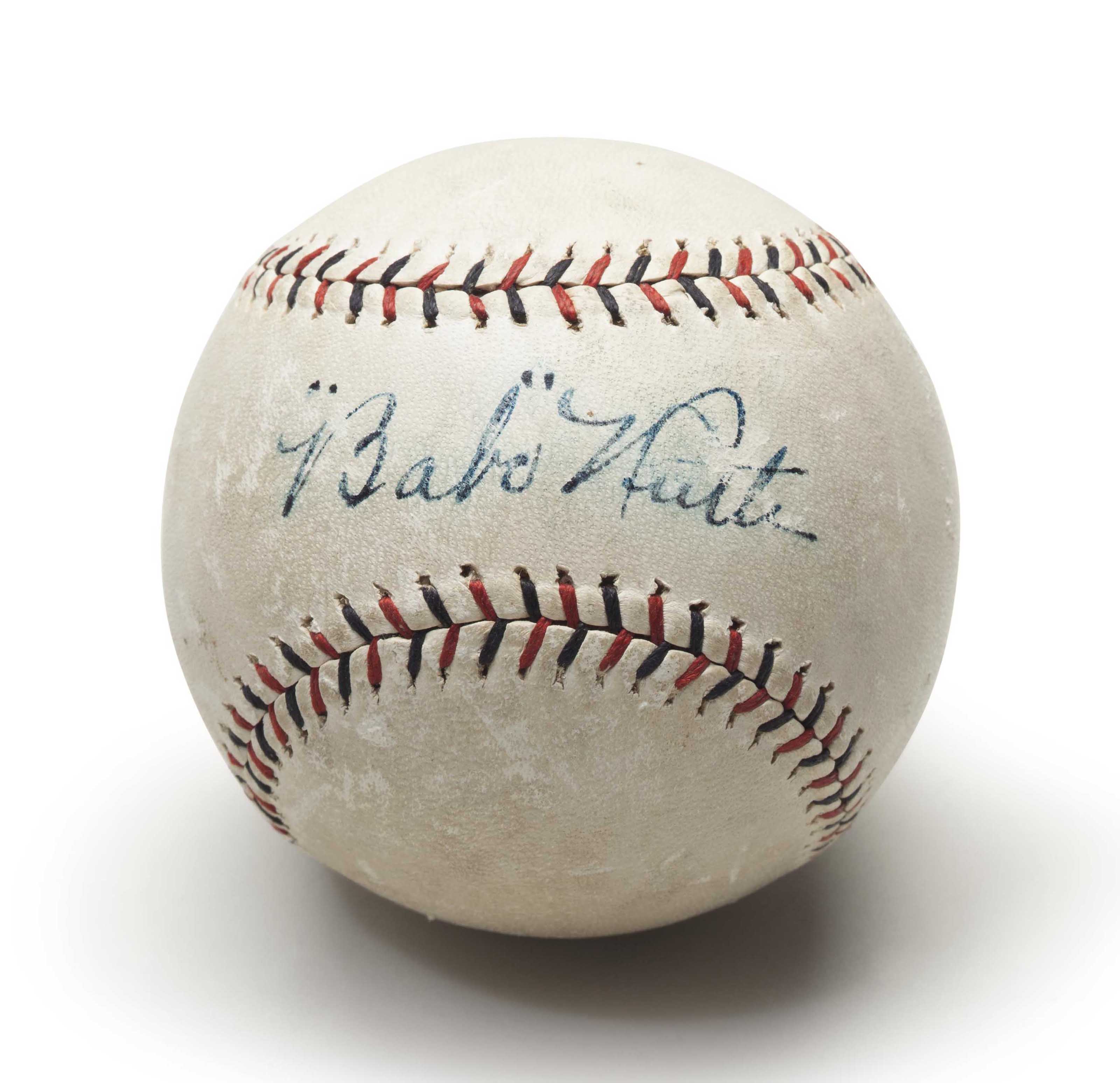 BABE RUTH SINGLE SIGNED BASEBALL | Christie's