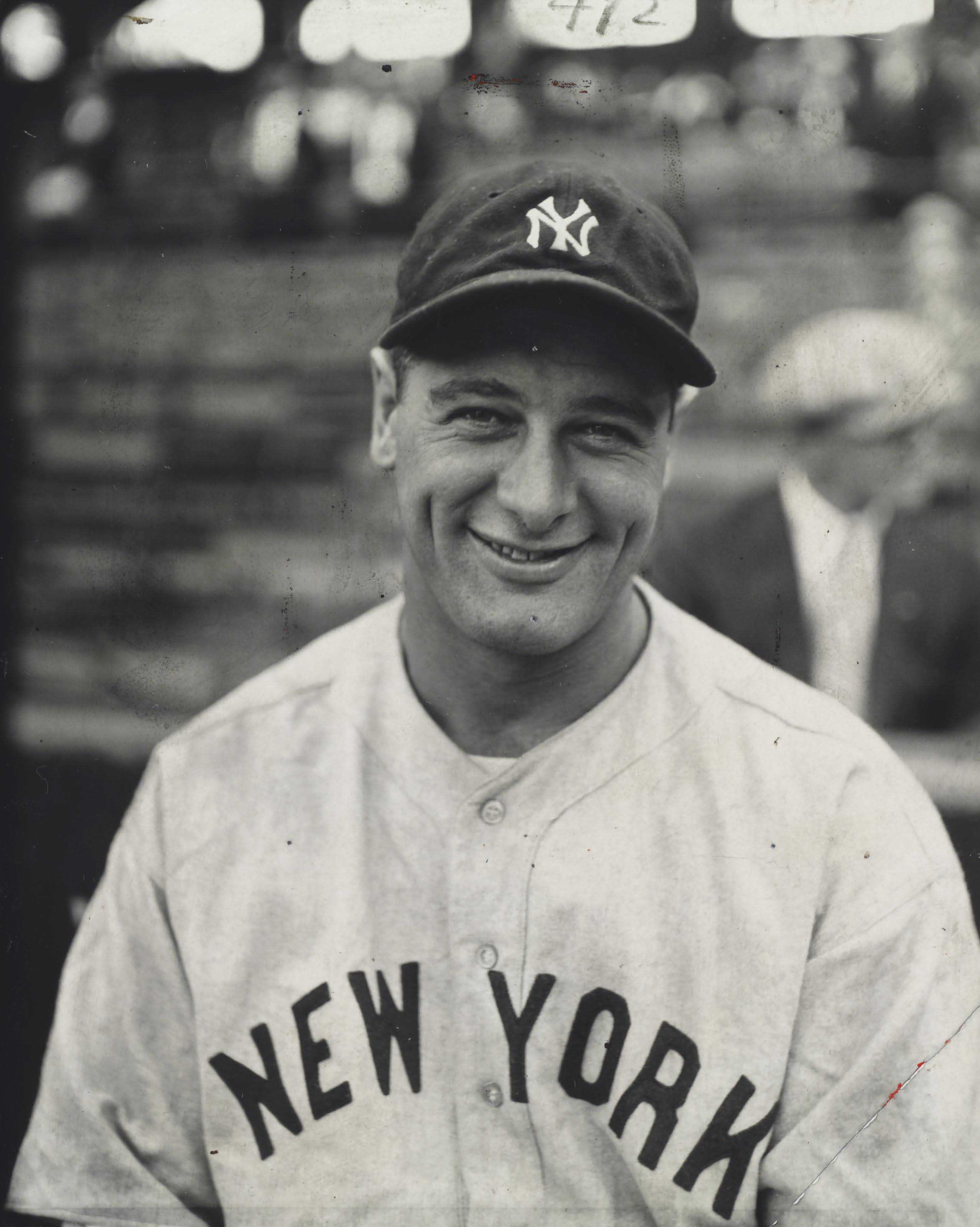 Lou gehrig photograph.