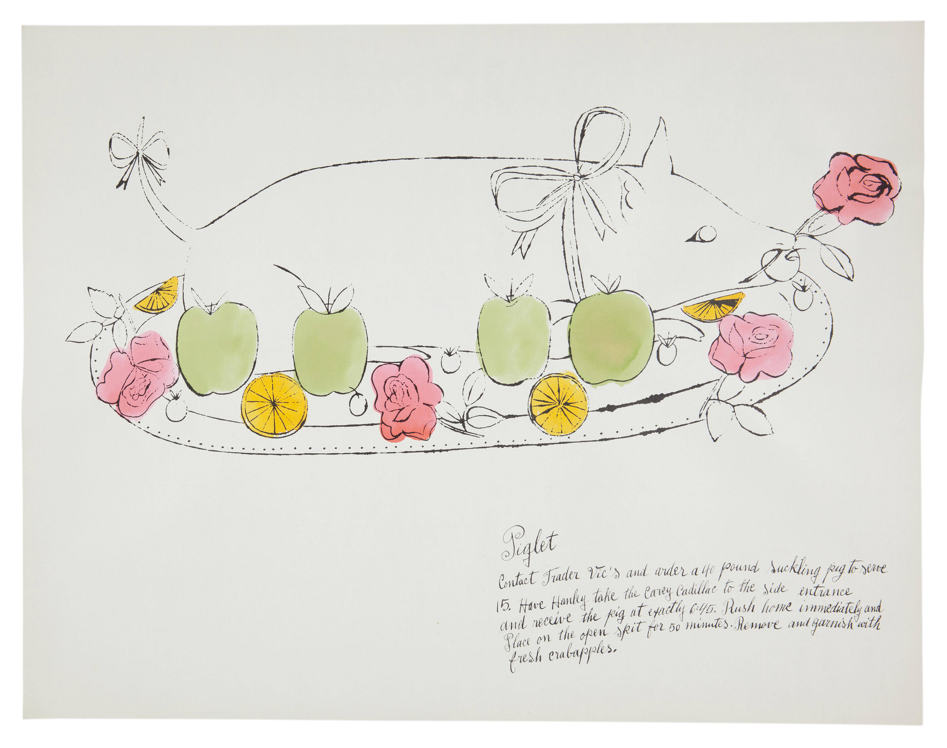 ANDY WARHOL (1928-1987), Wild Raspberries: one plate (see F. & S 