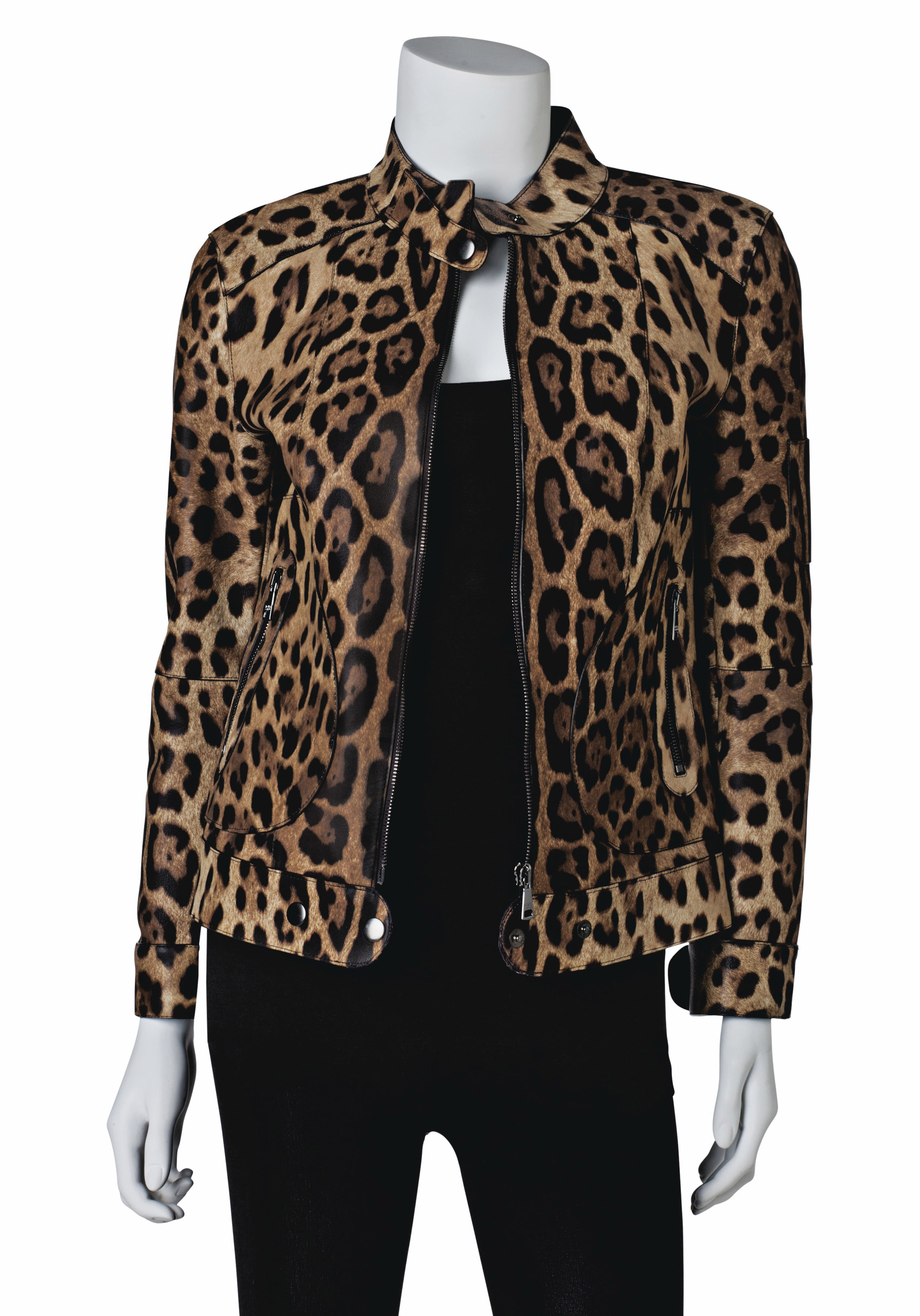 A LEOPARD PRINTED LEATHER JACKET, Christie’s