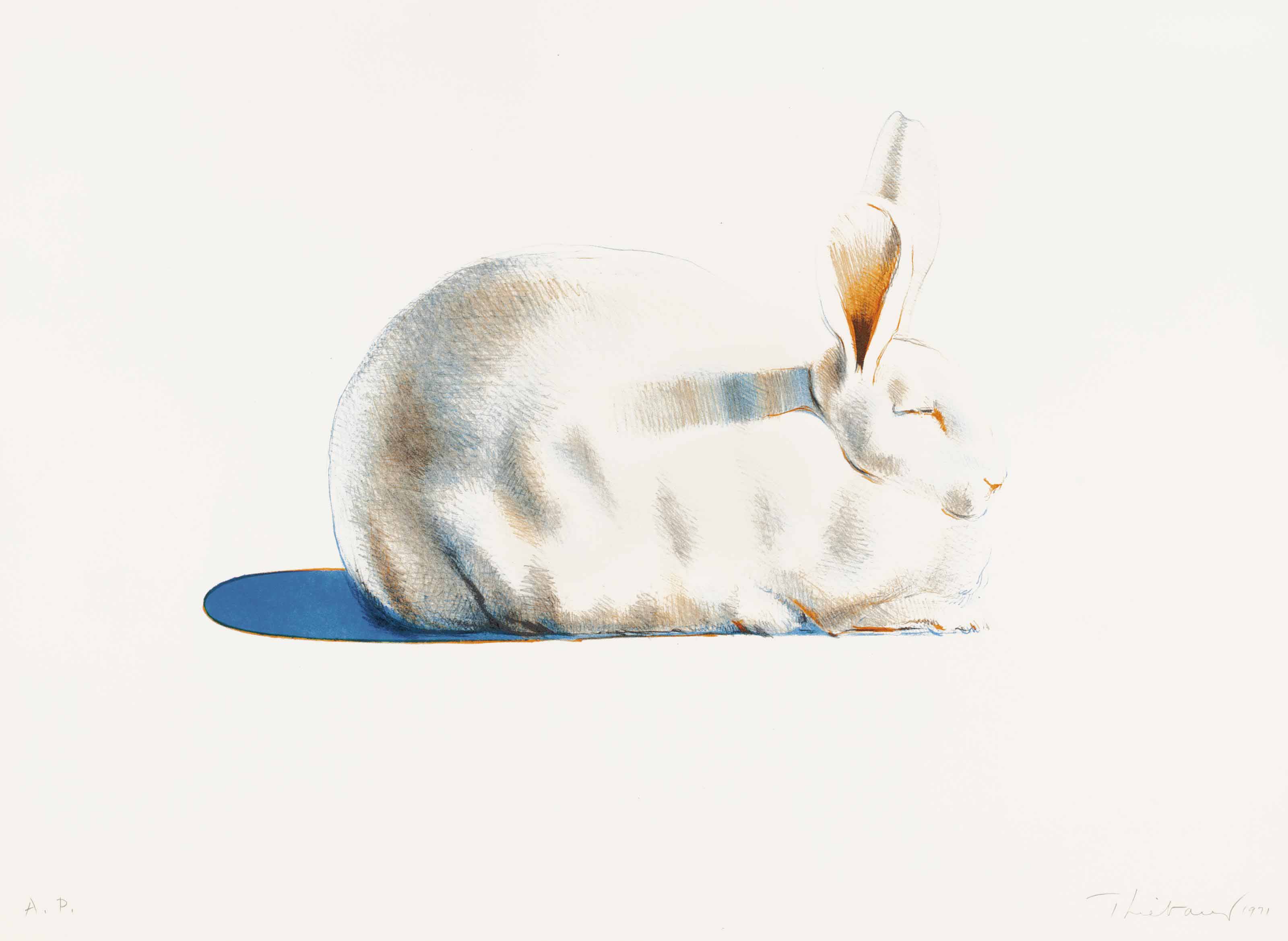 WAYNE THIEBAUD (B. 1920) , Rabbit, from Seven Still Lifes