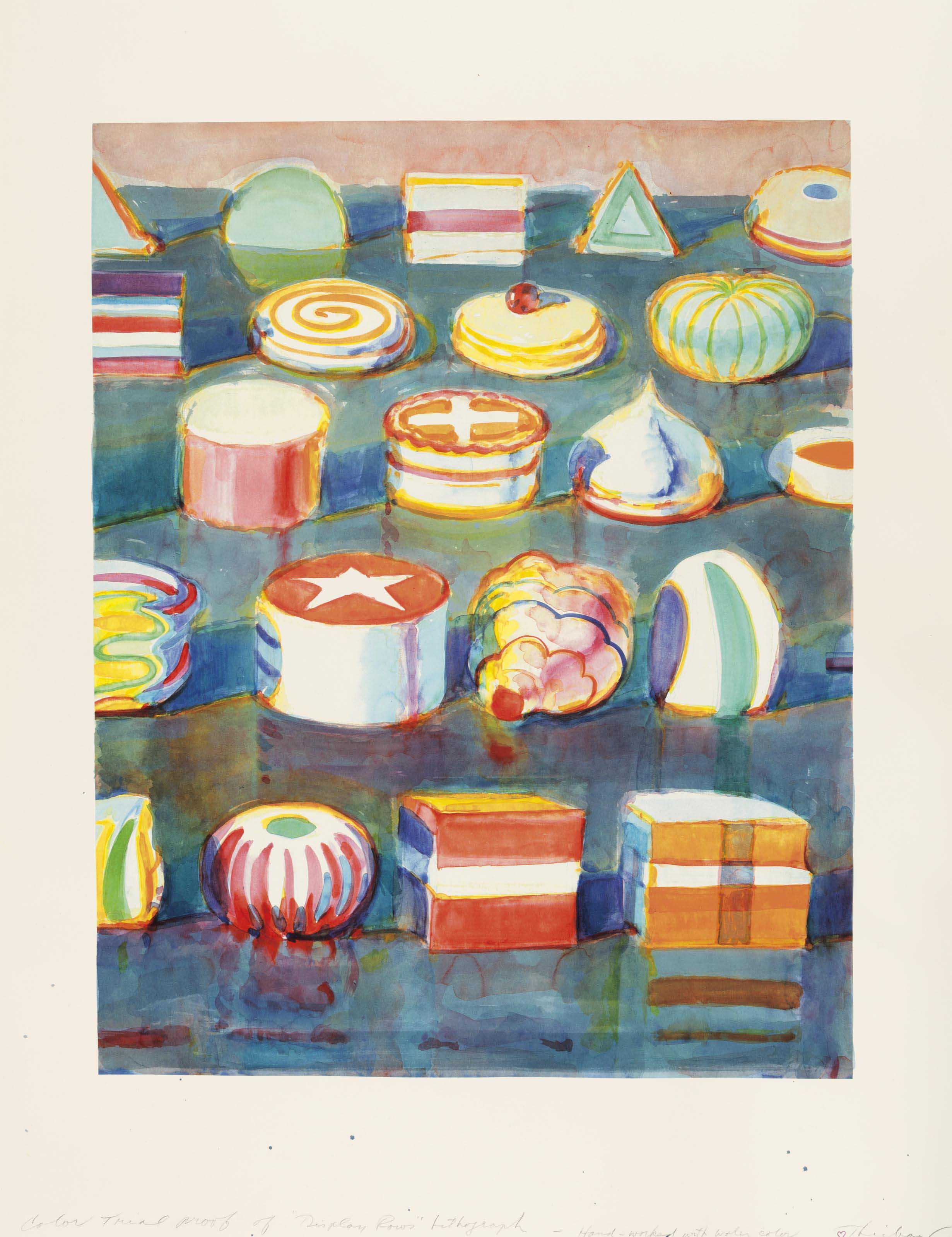 WAYNE THIEBAUD (B. 1920) , Display Rows Christie's