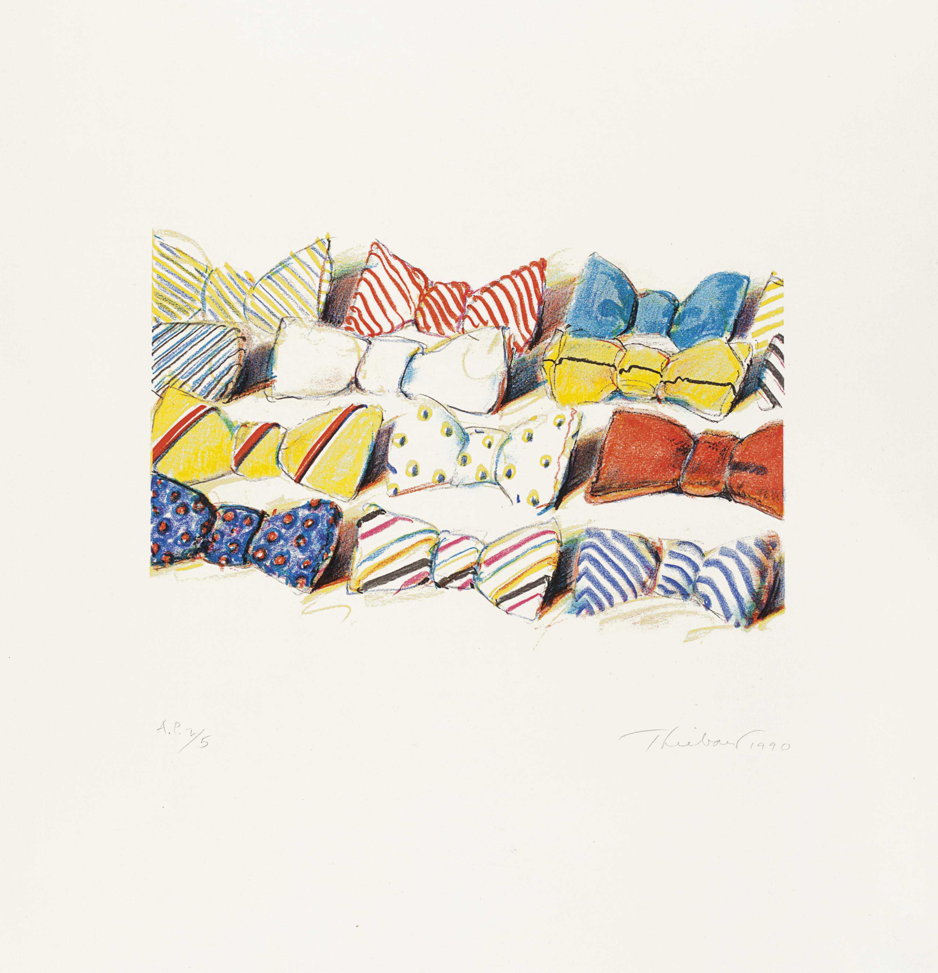 WAYNE THIEBAUD (B. 1920) , Bow Ties Christie's