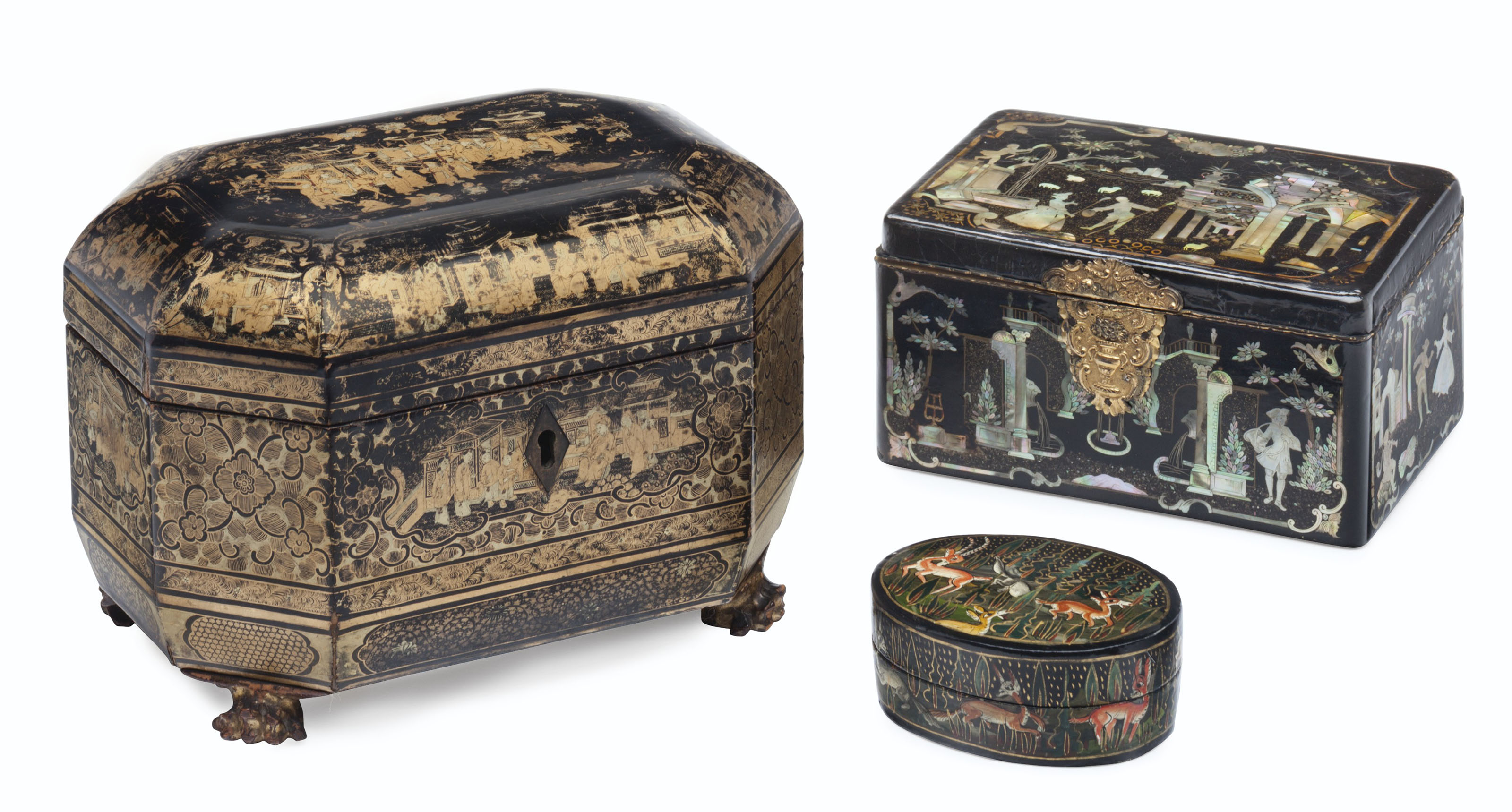 Chinese Export Tea Caddy