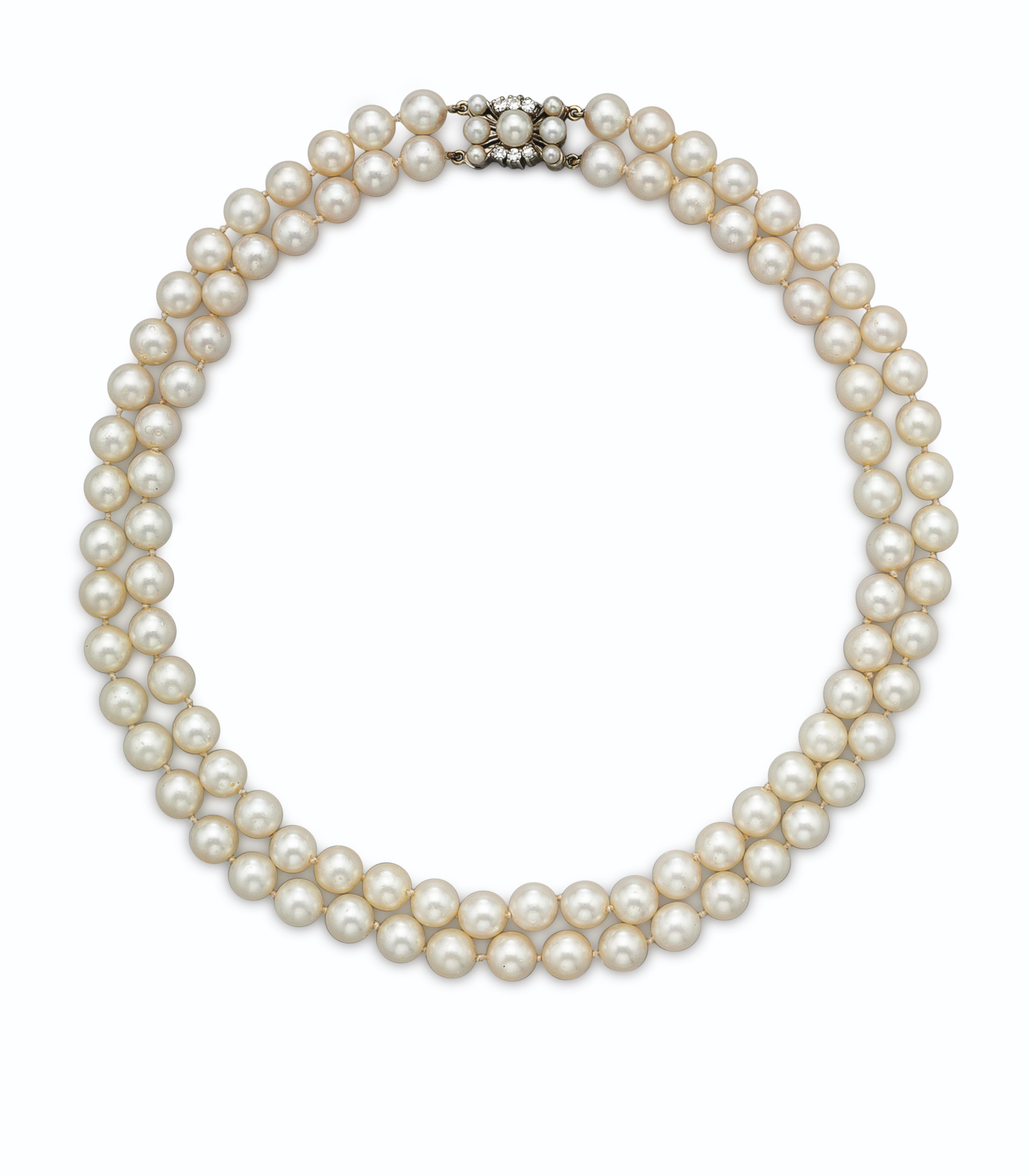 DOUBLE STRAND CULTURED PEARL NECKLACE, Christie’s