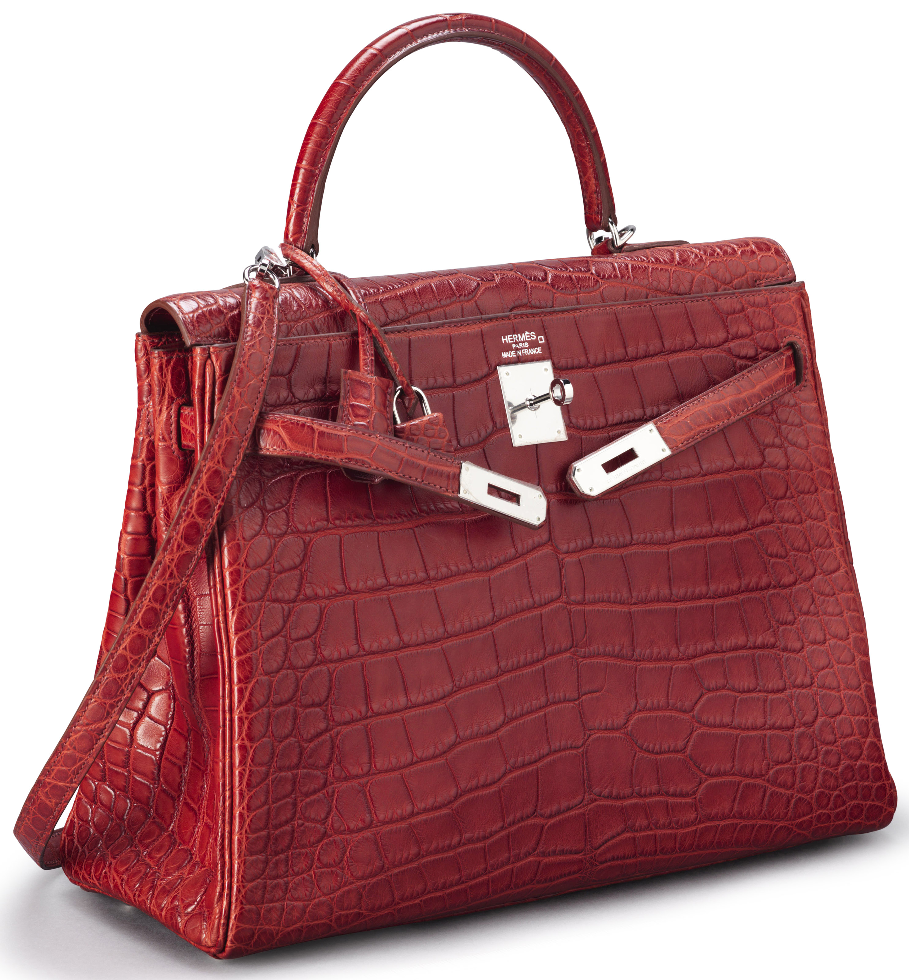 A MATTE ROUGE H ALLIGATOR RETOURNE KELLY 35 BAG, HERMÈS, 2010