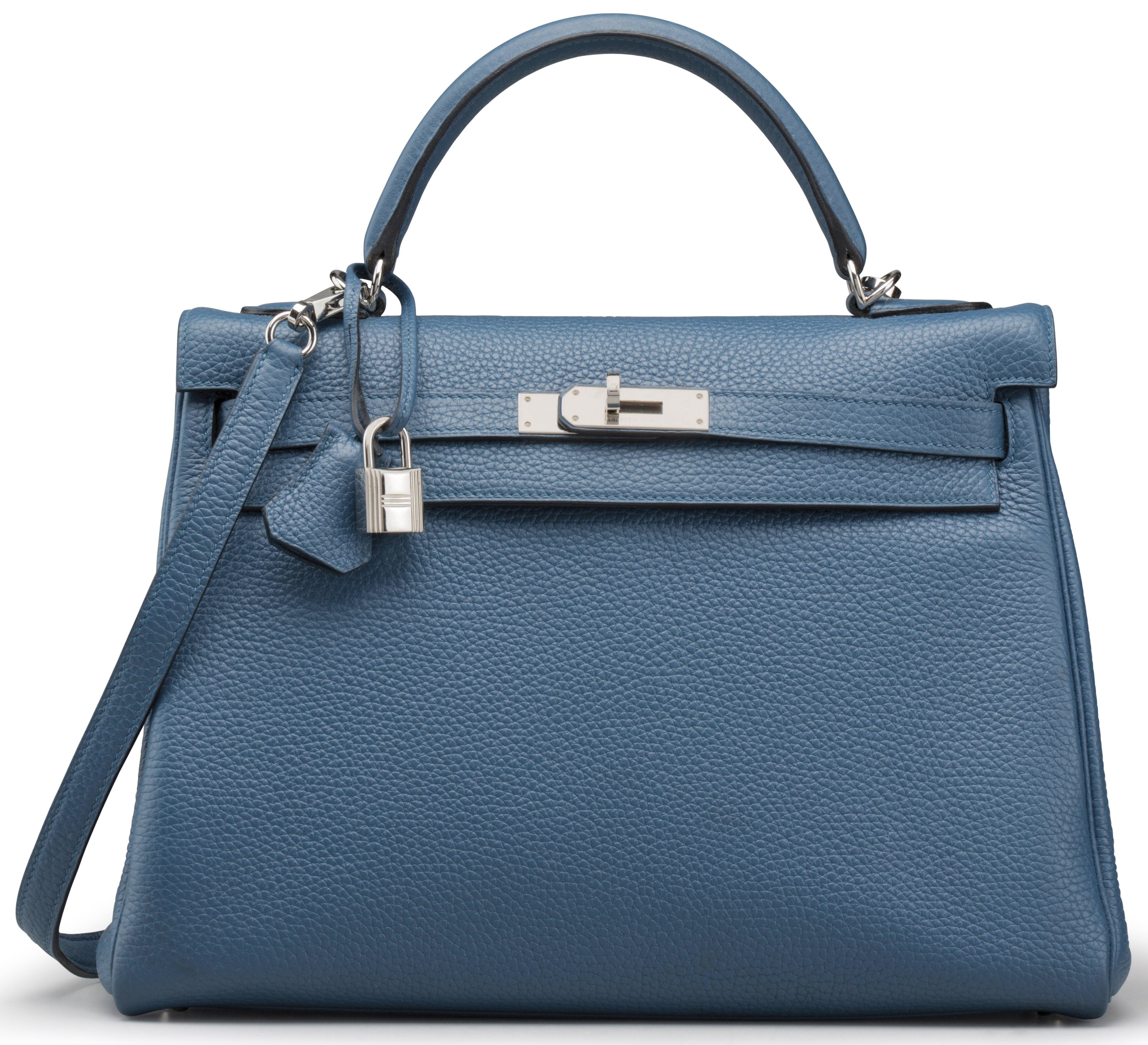 A BLEU DE MALTE CLEMENCE LEATHER RETOURNE KELLY 32 BAG HERMES 2013 Christie s
