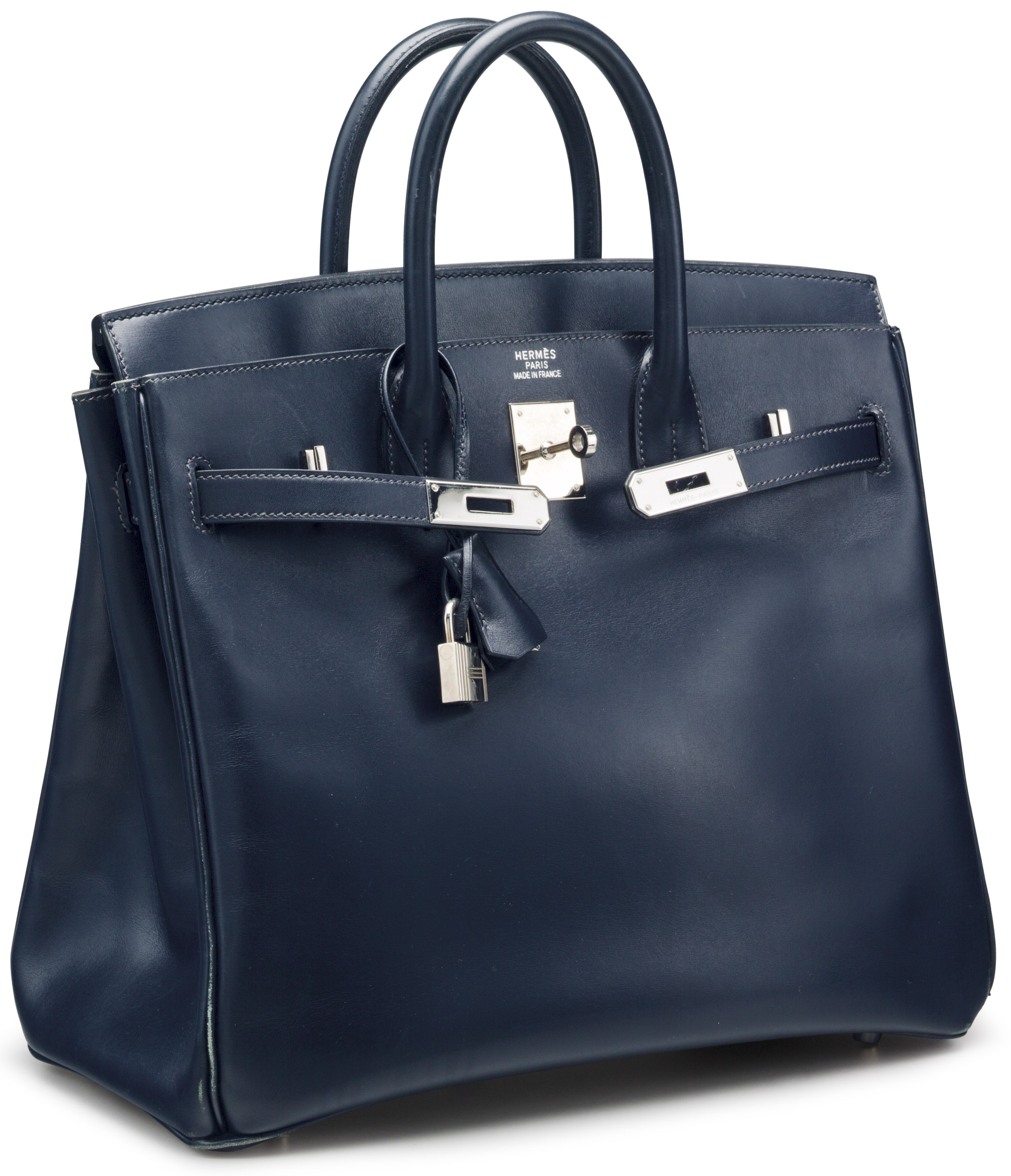 AN INDIGO CALFBOX LEATHER HAC BIRKIN 32 BAG, HERMÈS, 2001 | Christie's