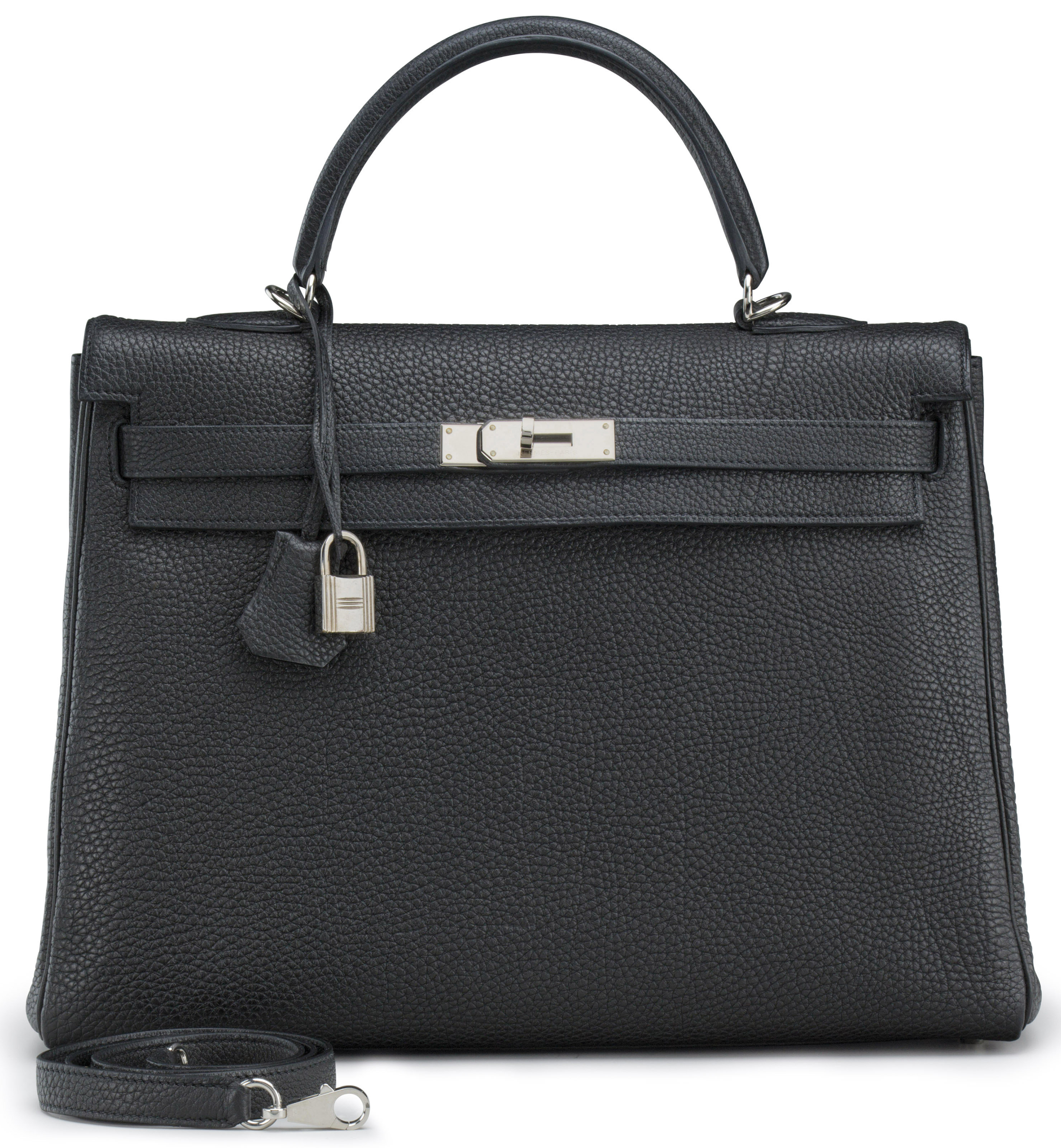 HERMēS ブラックレザーショルダーバッグ Kelly 20 en Desordre Black (89) - GINZA XIAOMA | Hermès Boutique