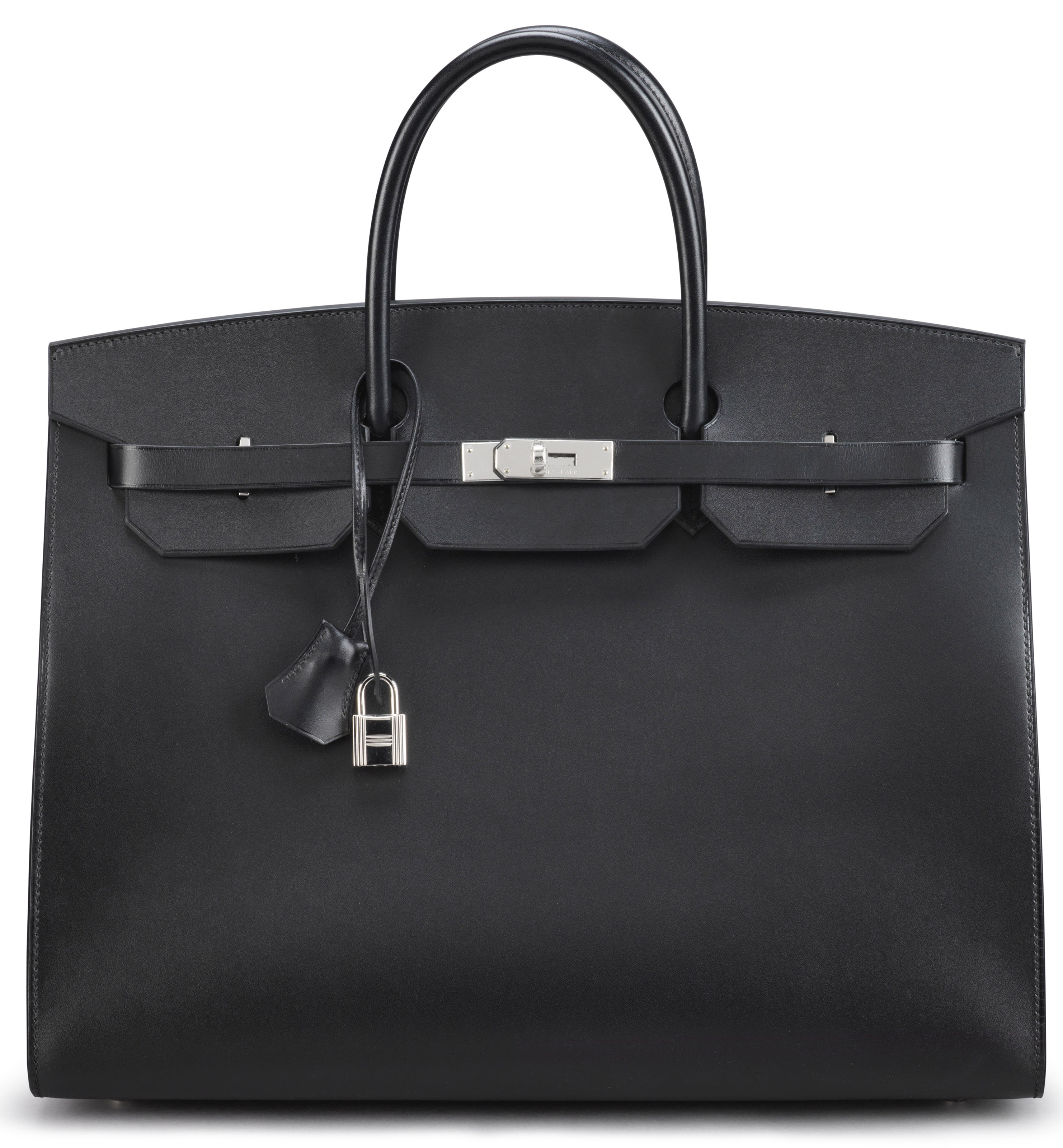 A BLACK ARDENNES LEATHER BIRKIN 40 BAG HERMES 1994 Christie s