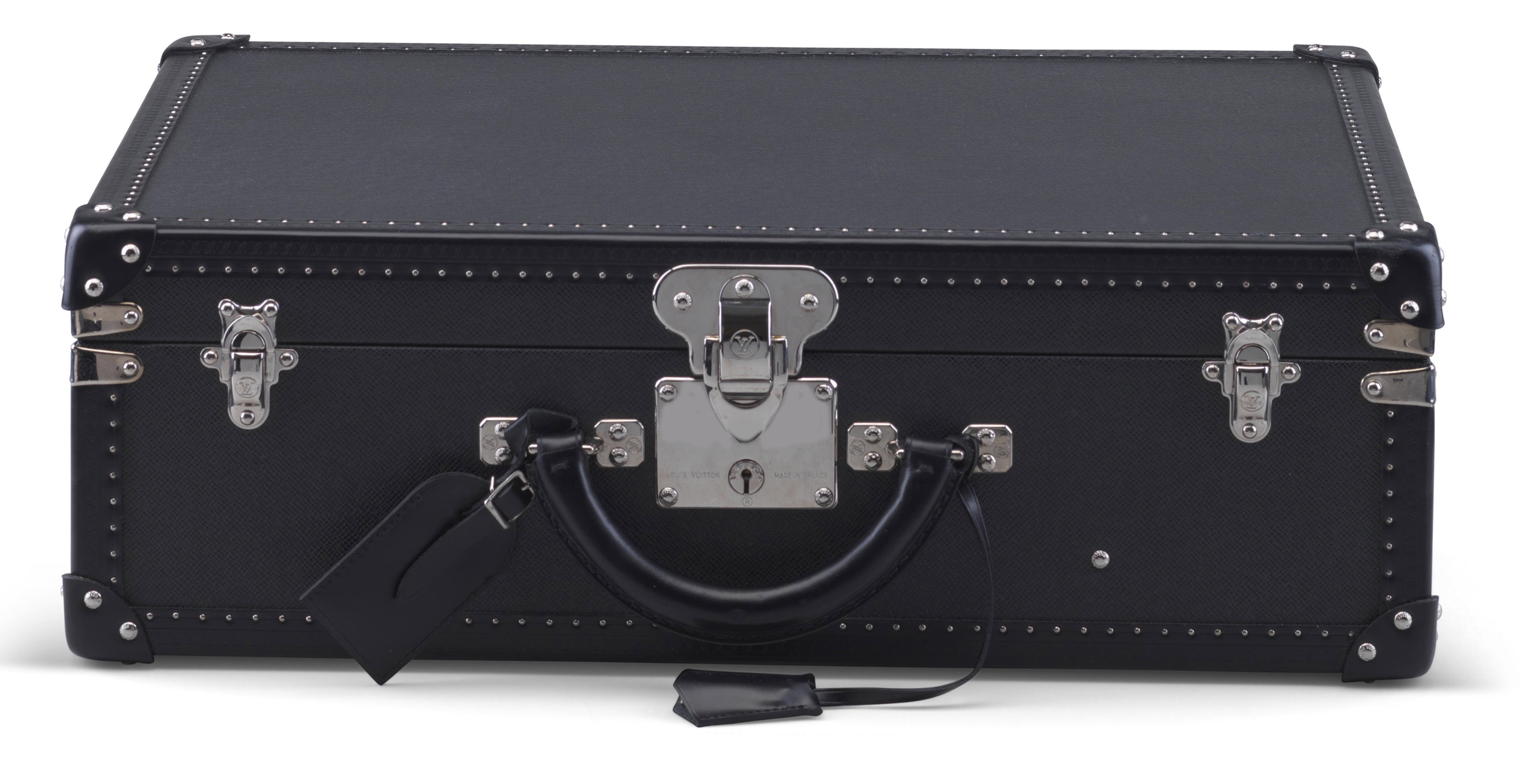 A BLACK TAIGA LEATHER BISTEN 55 SUITCASE, LOUIS VUITTON | Christie's