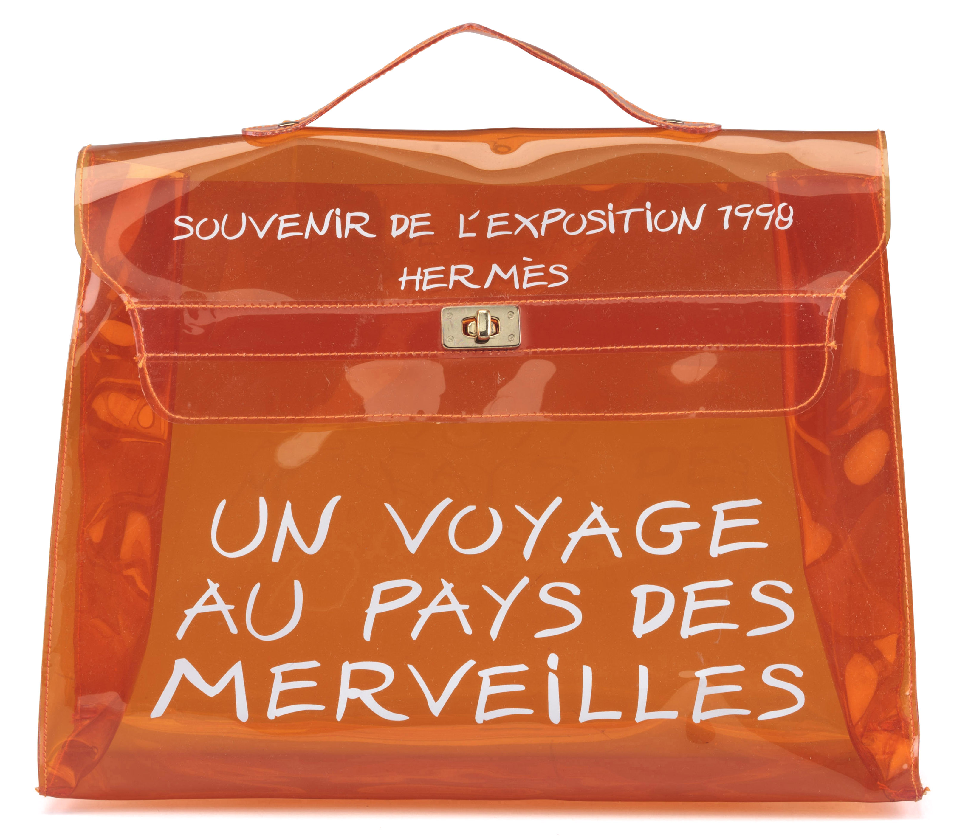 Clear hermes birkin discount bag
