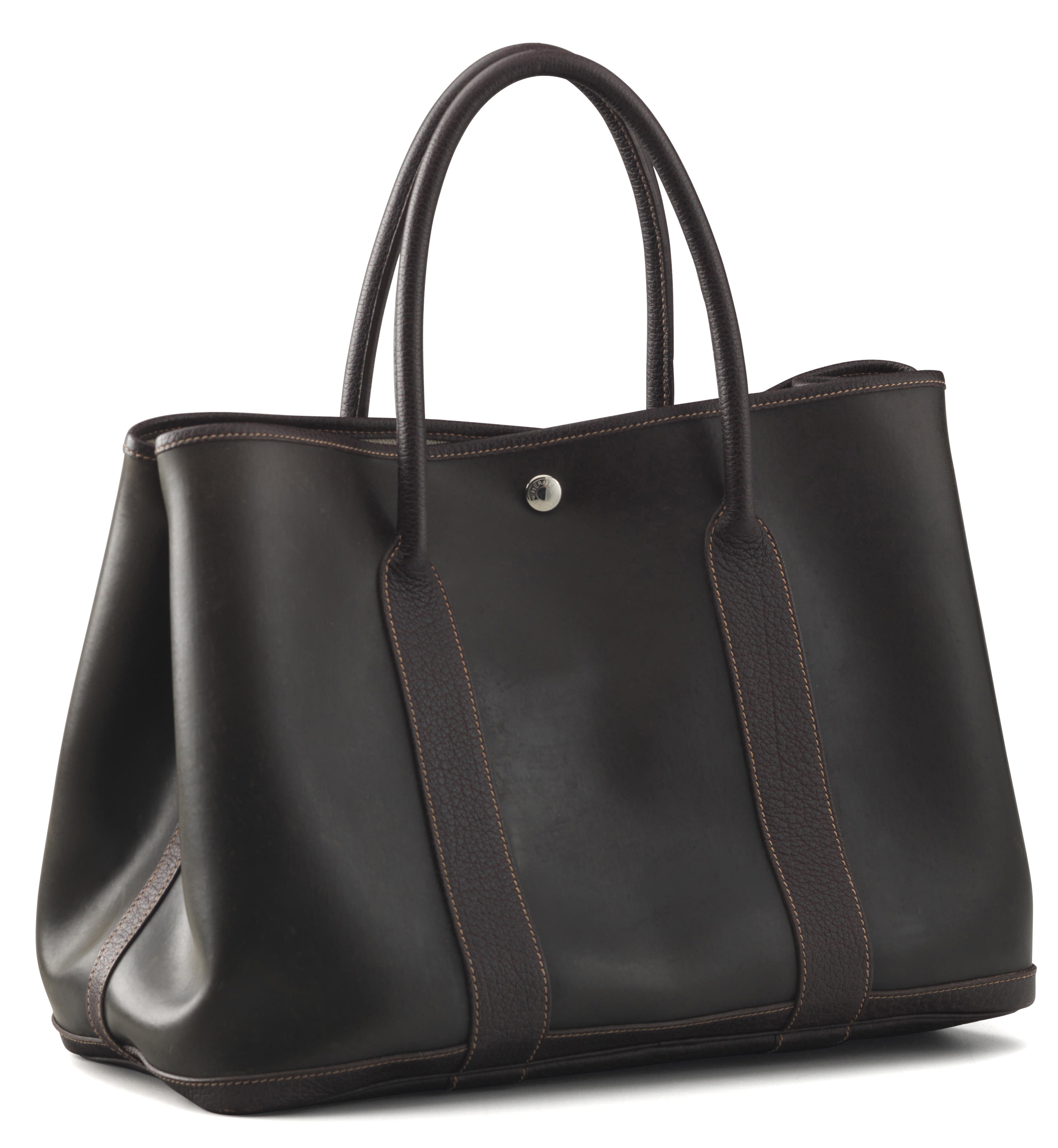 HERMÈS, 2004, A RAISIN BUFFALO LEATHER & AMAZONIA GARDEN PARTY MM