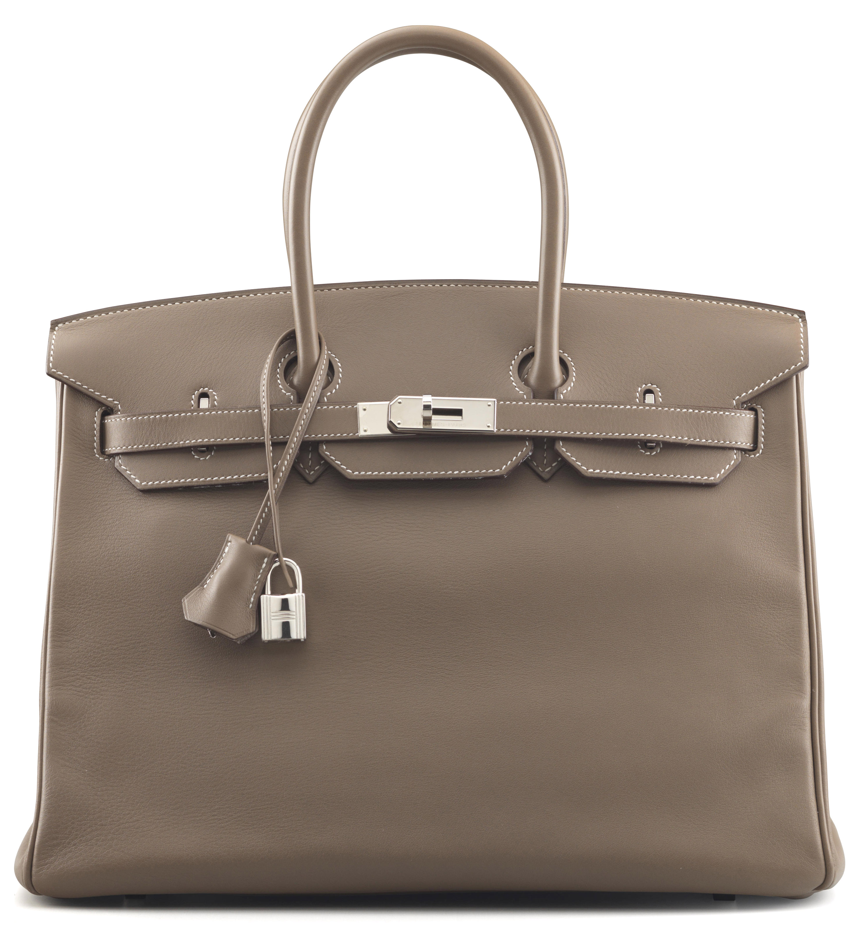 HERMÈS, 2006, AN ETOUPE EVERCALF LEATHER BIRKIN 35 BAG | Christie's