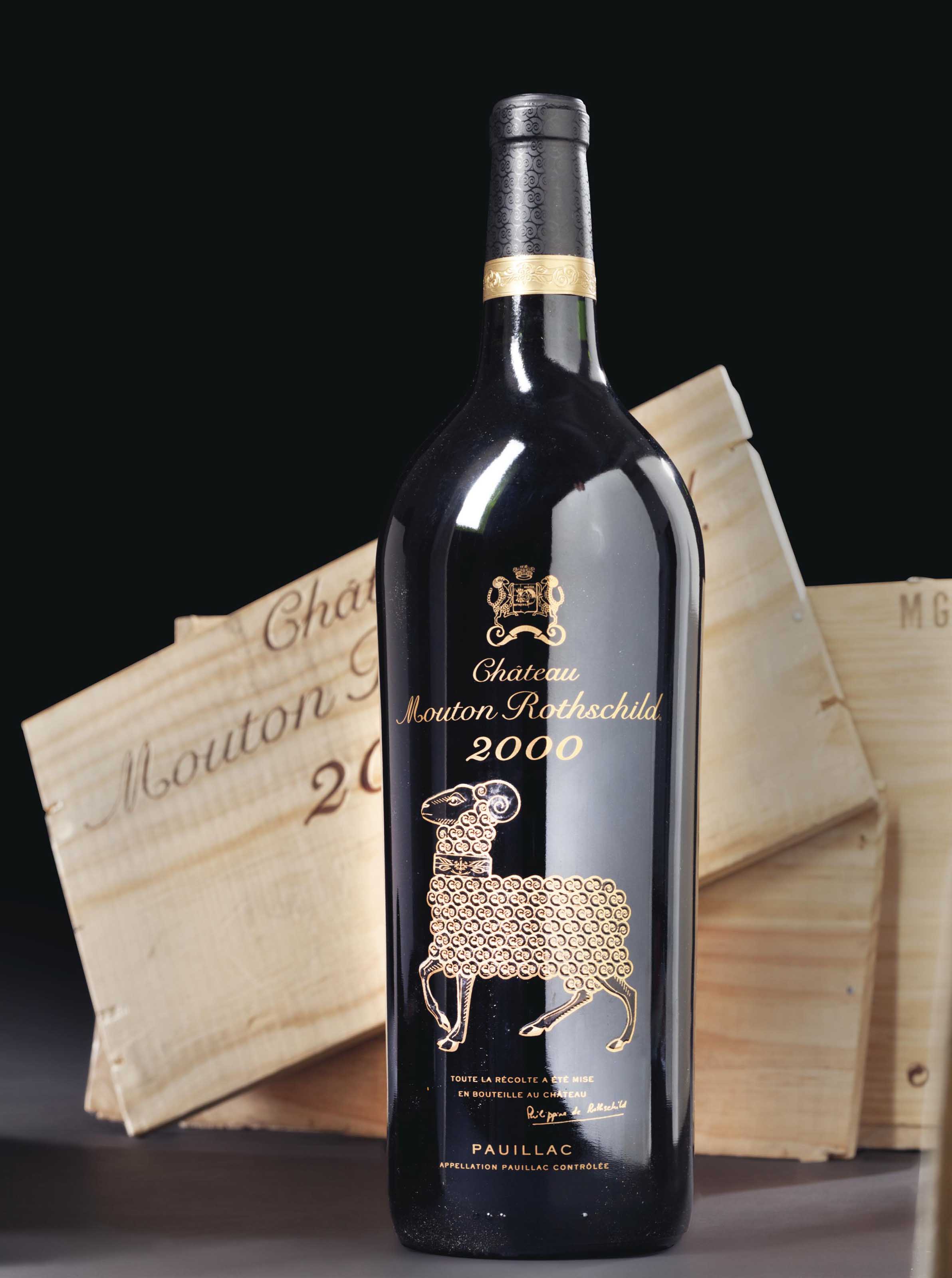 Chateau Mouton Rothschild 2000 6 Magnums Per Lot 2000