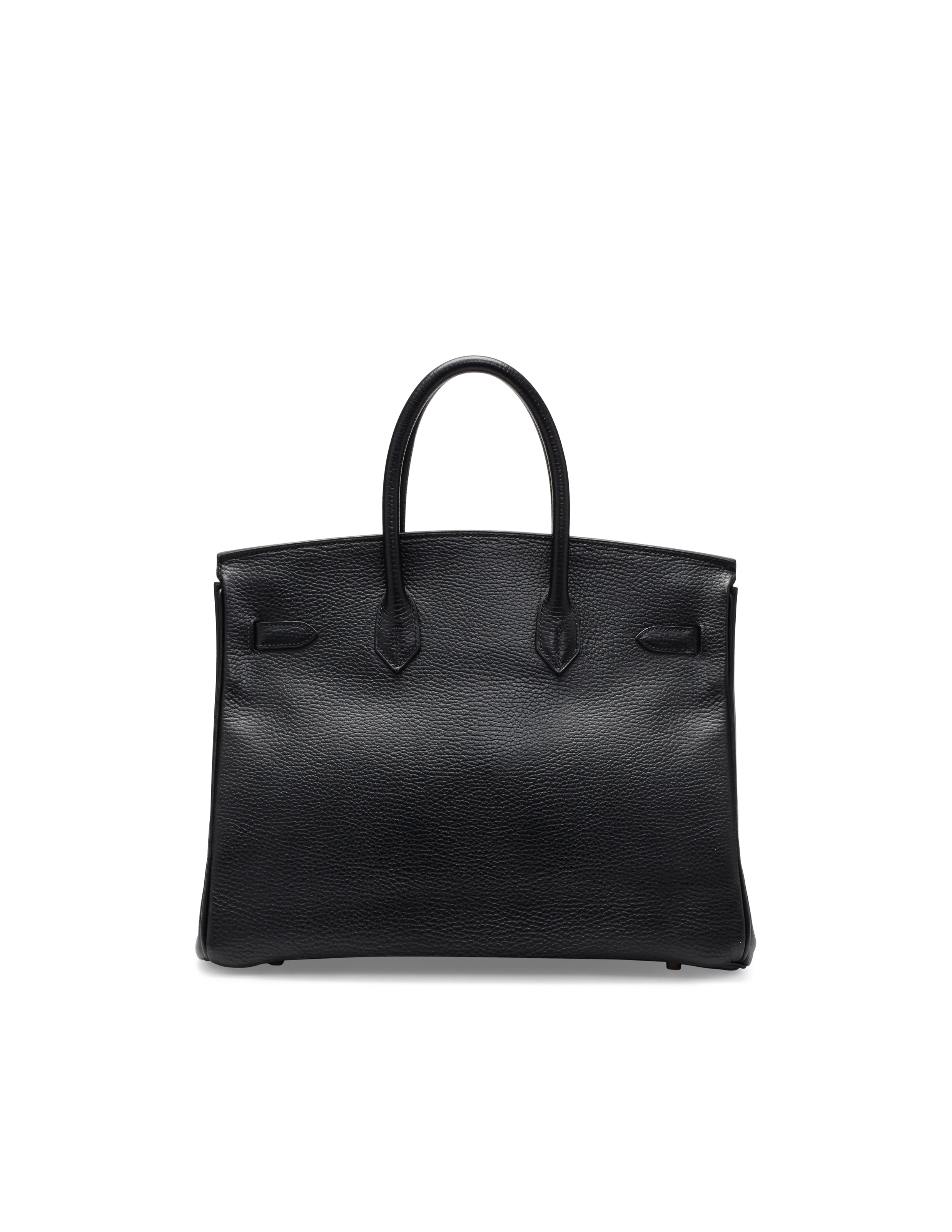 SAC BIRKIN 35 EN CUIR TOGO NOIR, GARNITURE EN M??TAL DOR??