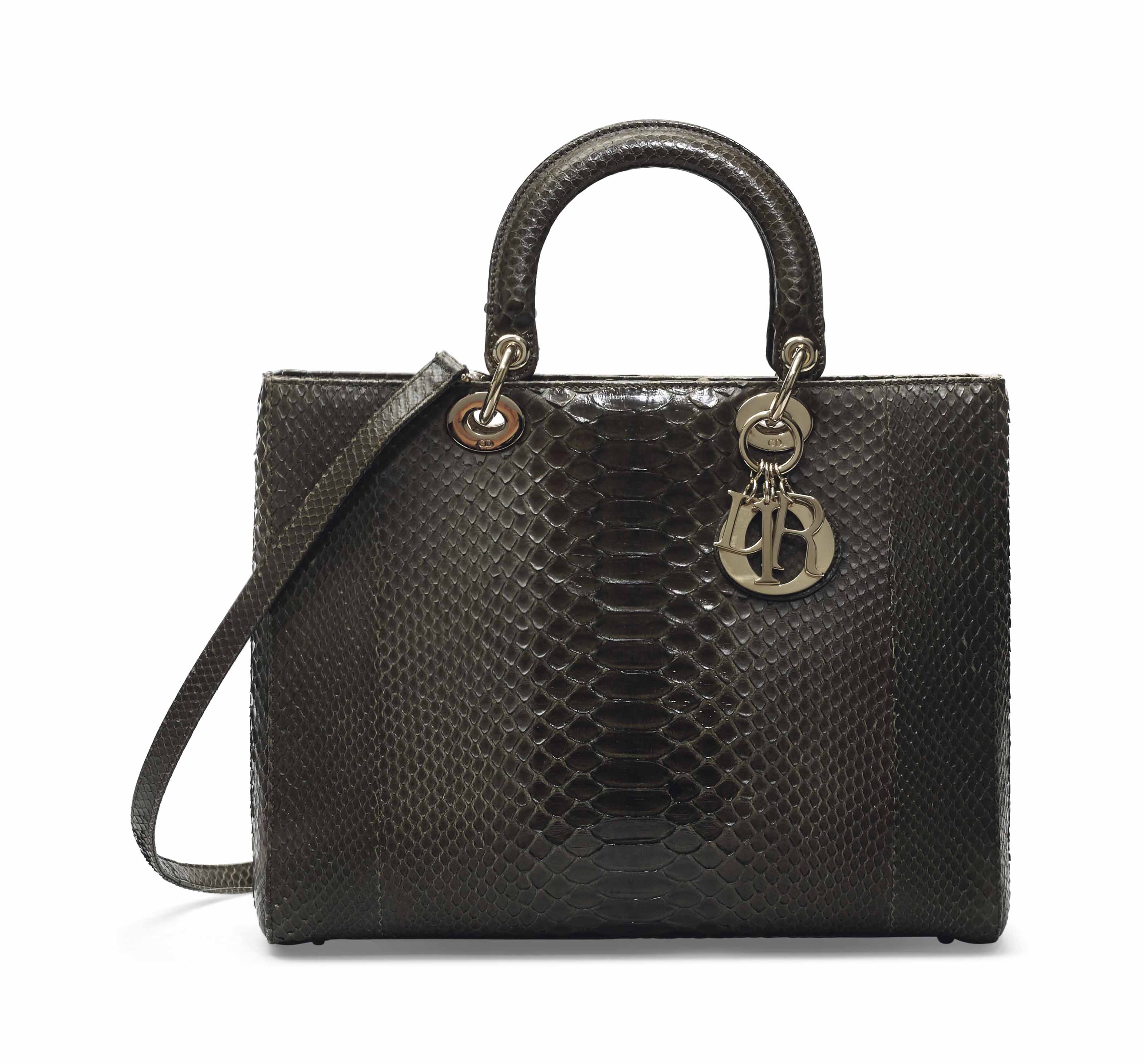 Sac Lady Dior En Python Vert Olive Garniture En Metal Argente Great savings & free delivery / collection on many items. sac lady dior en python vert olive
