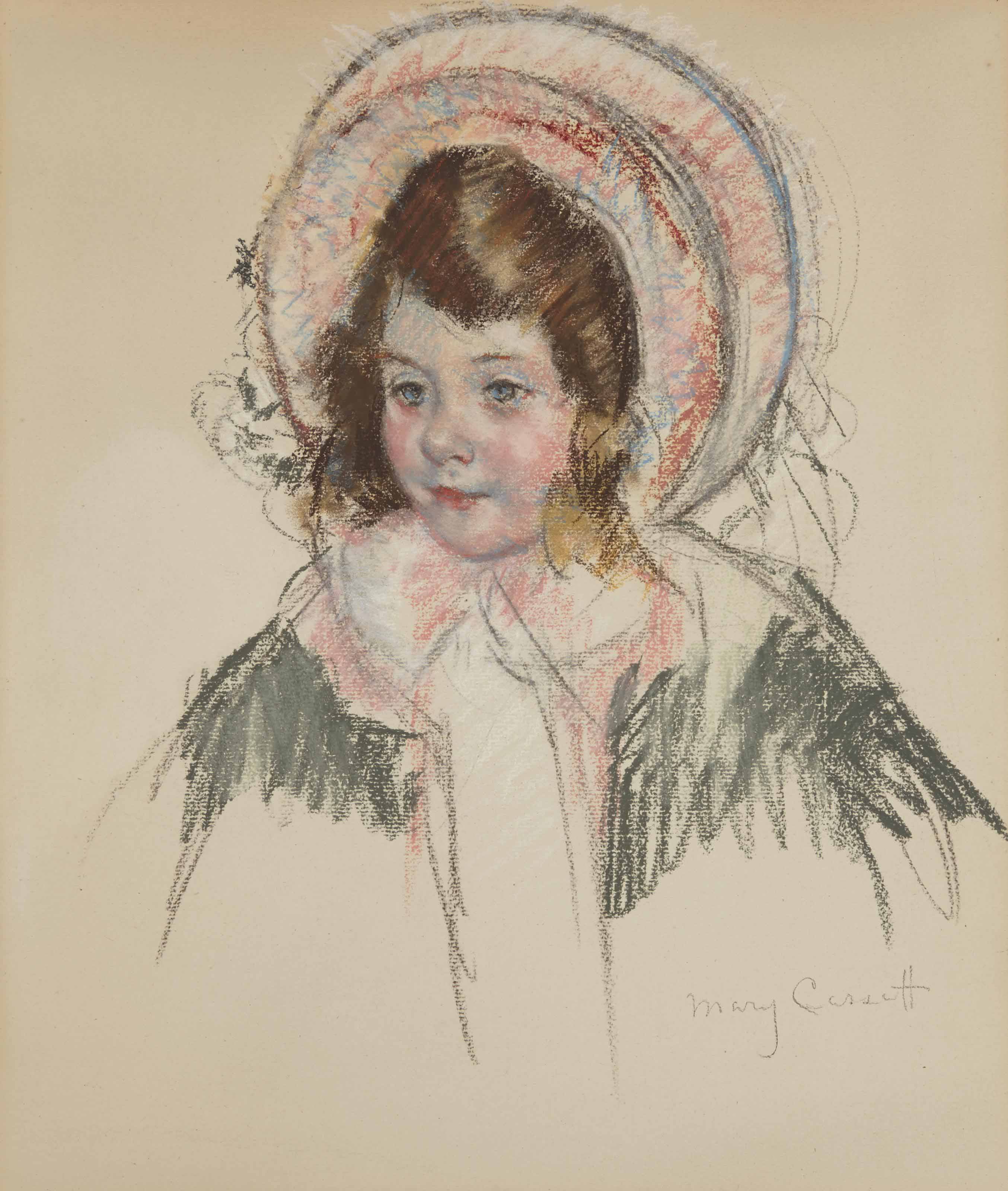 Sara au bonnet et au manteau