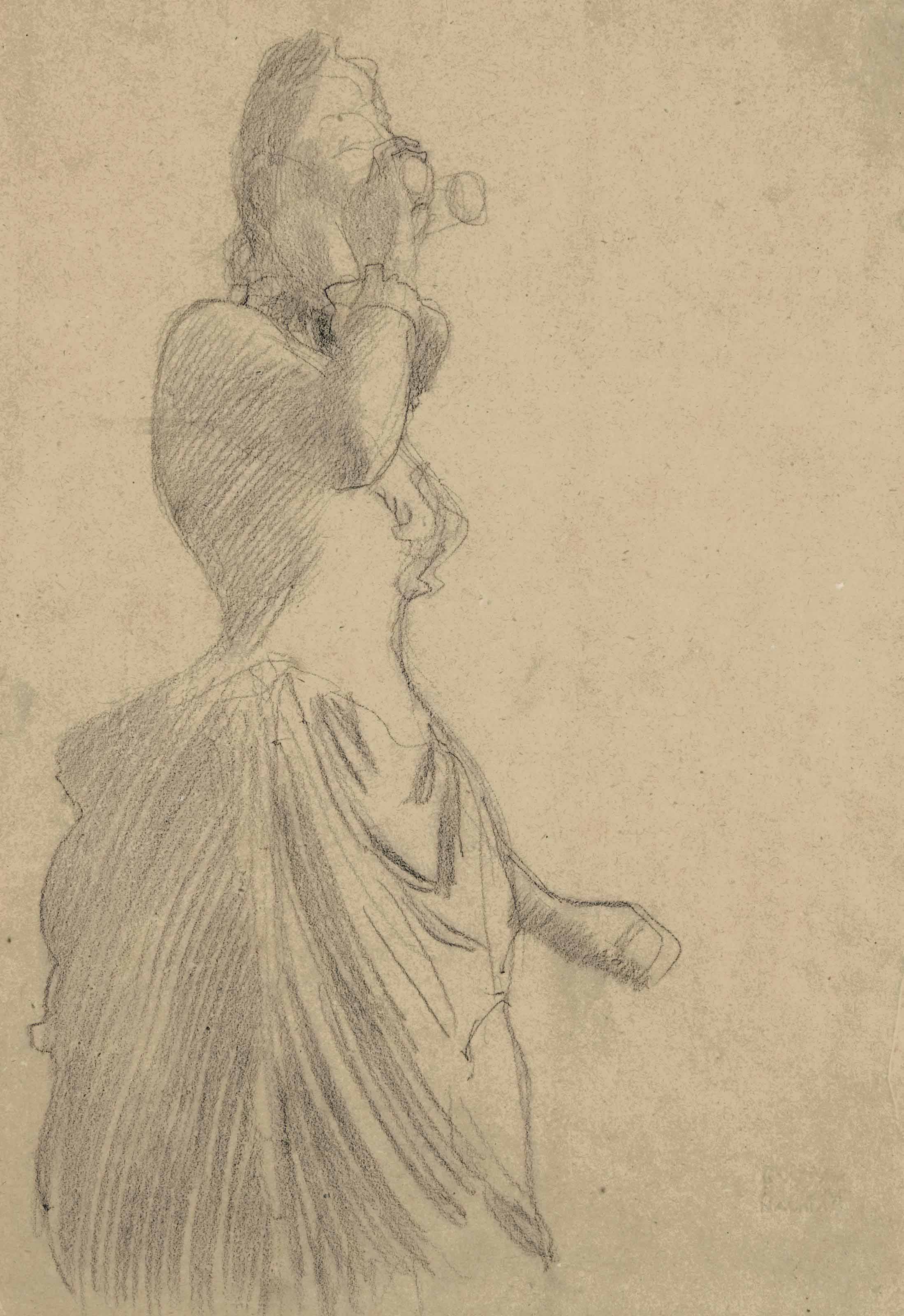 Femme aux jumelles