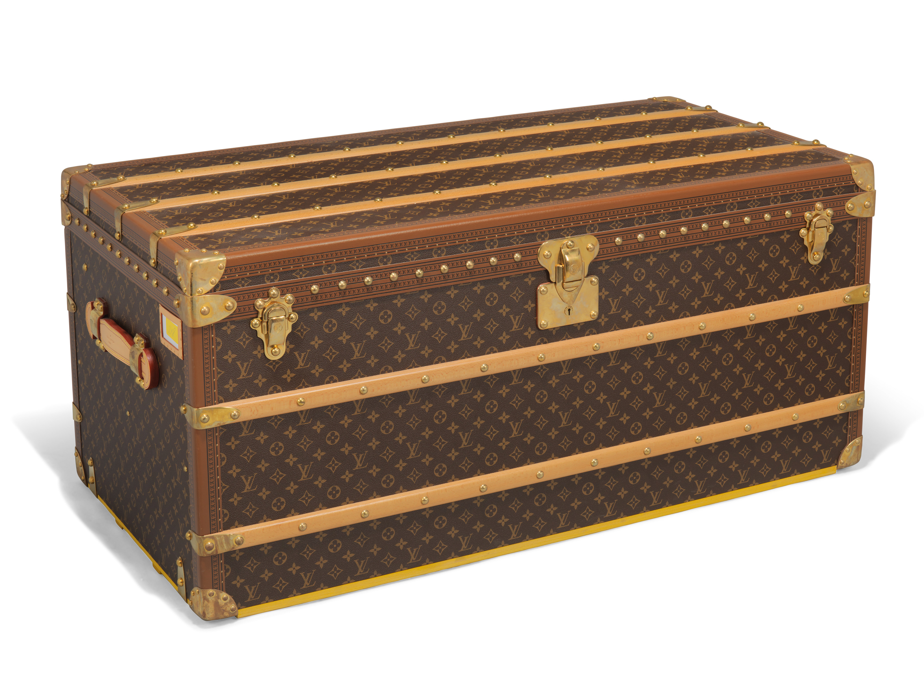 malle-courrier-110-en-toile-monogram-classique-garniture-en-laiton