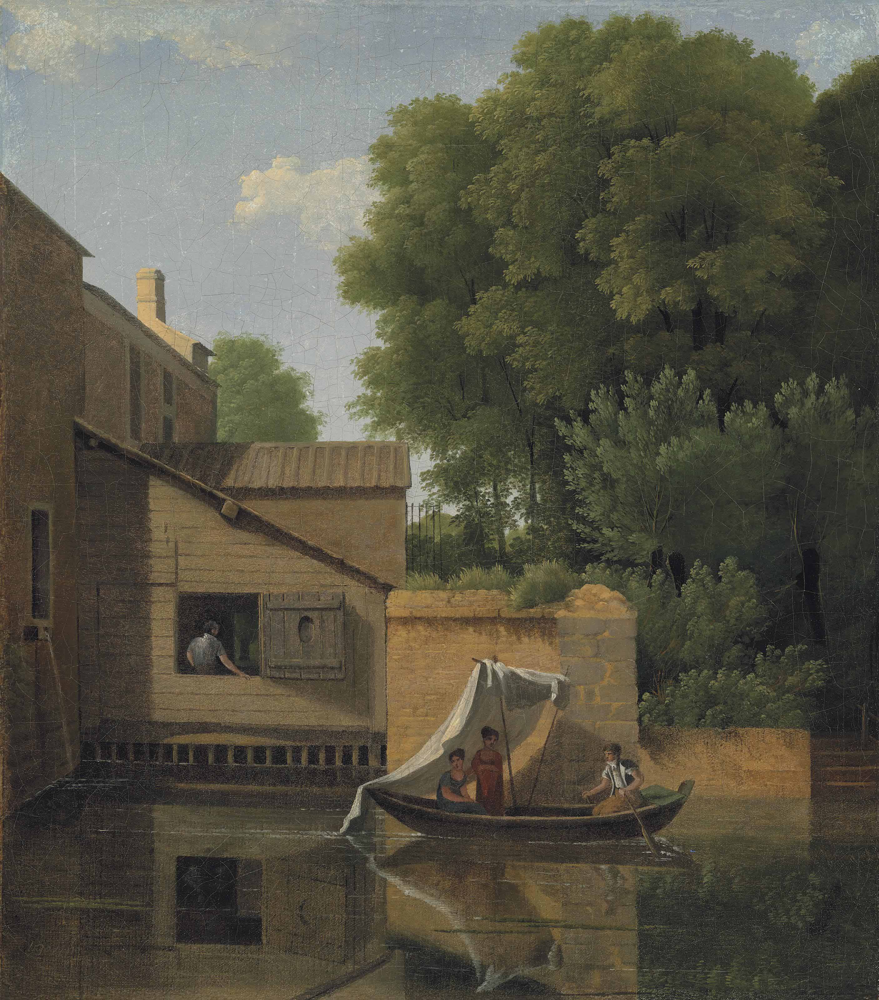 JeanVictor BERTIN Paris, 1767 1842 Le jeu du frappemain dans un