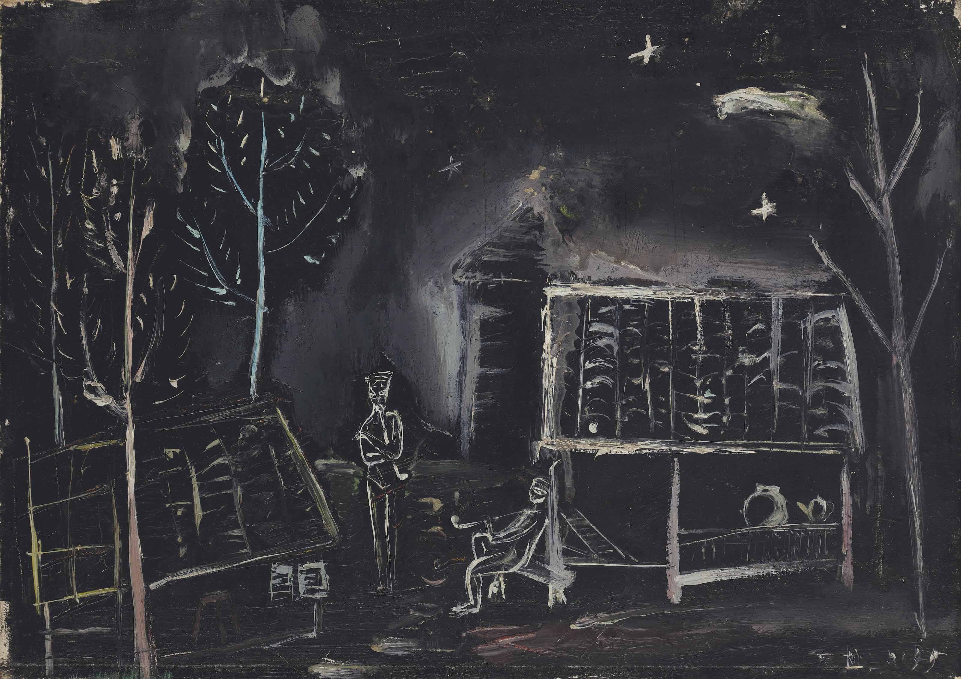 Sans titre (paysage nocturne)