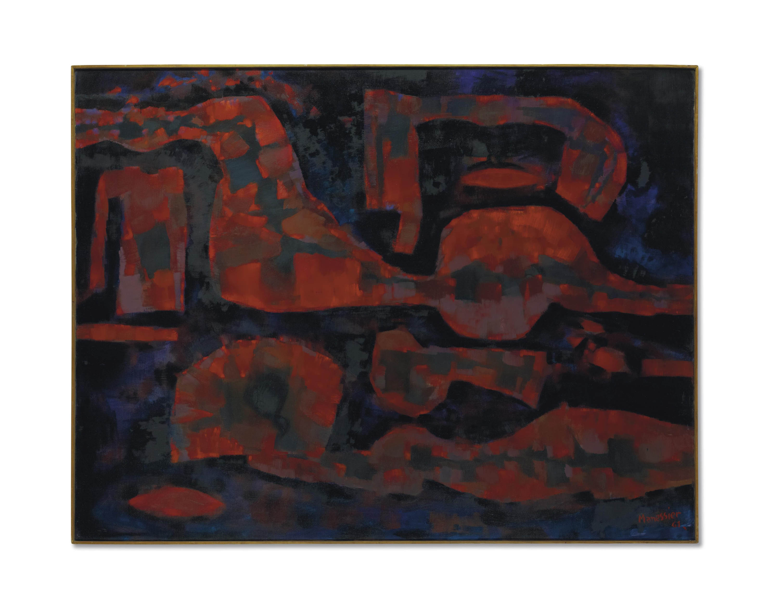 Alfred Manessier、Orage sur les Bles Alfred Manessier、Orage sur les Bles