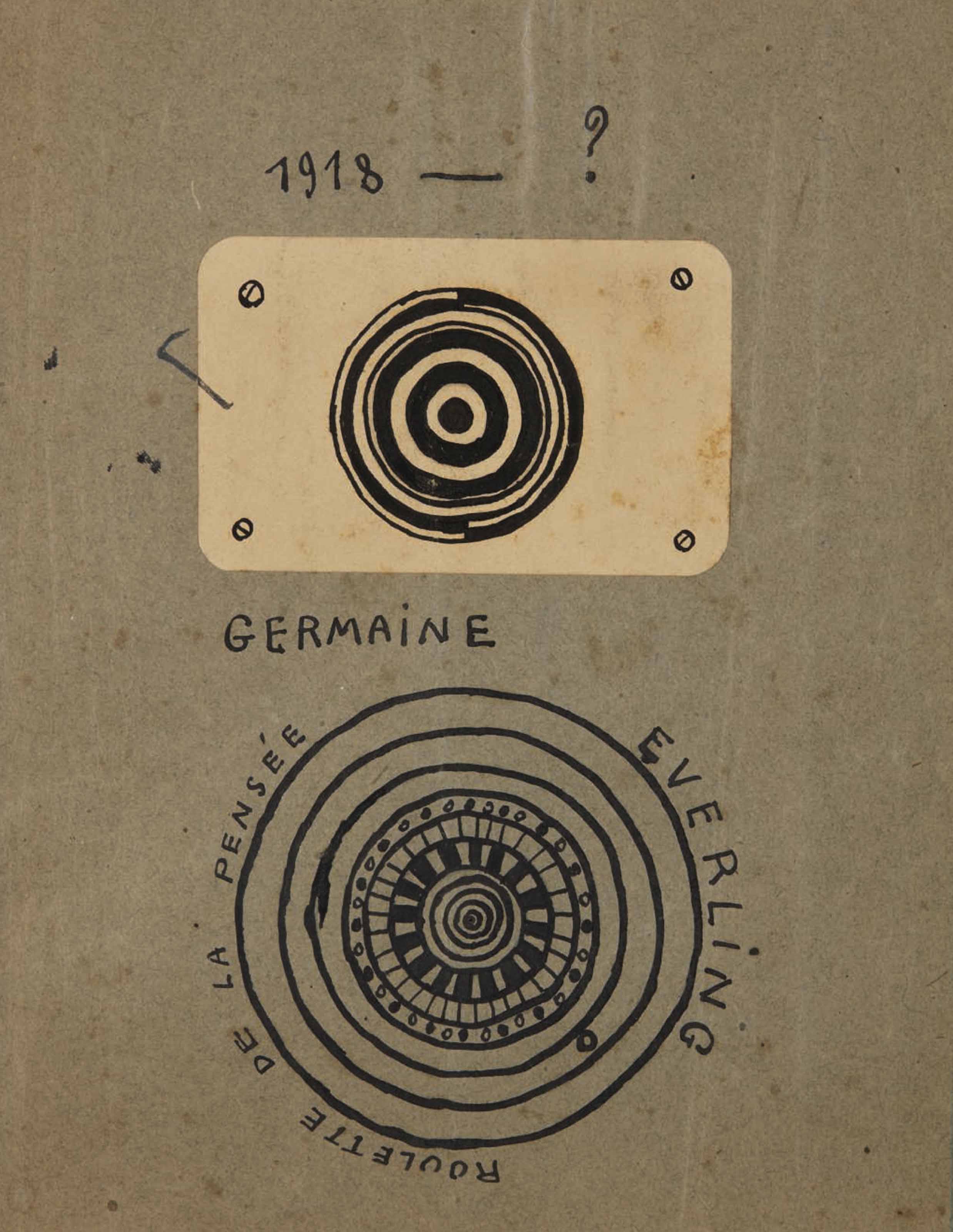 Francis Picabia 1879 1953 Germaine Everling Roulette De La Pensee 1910s Drawings Watercolors Christie S