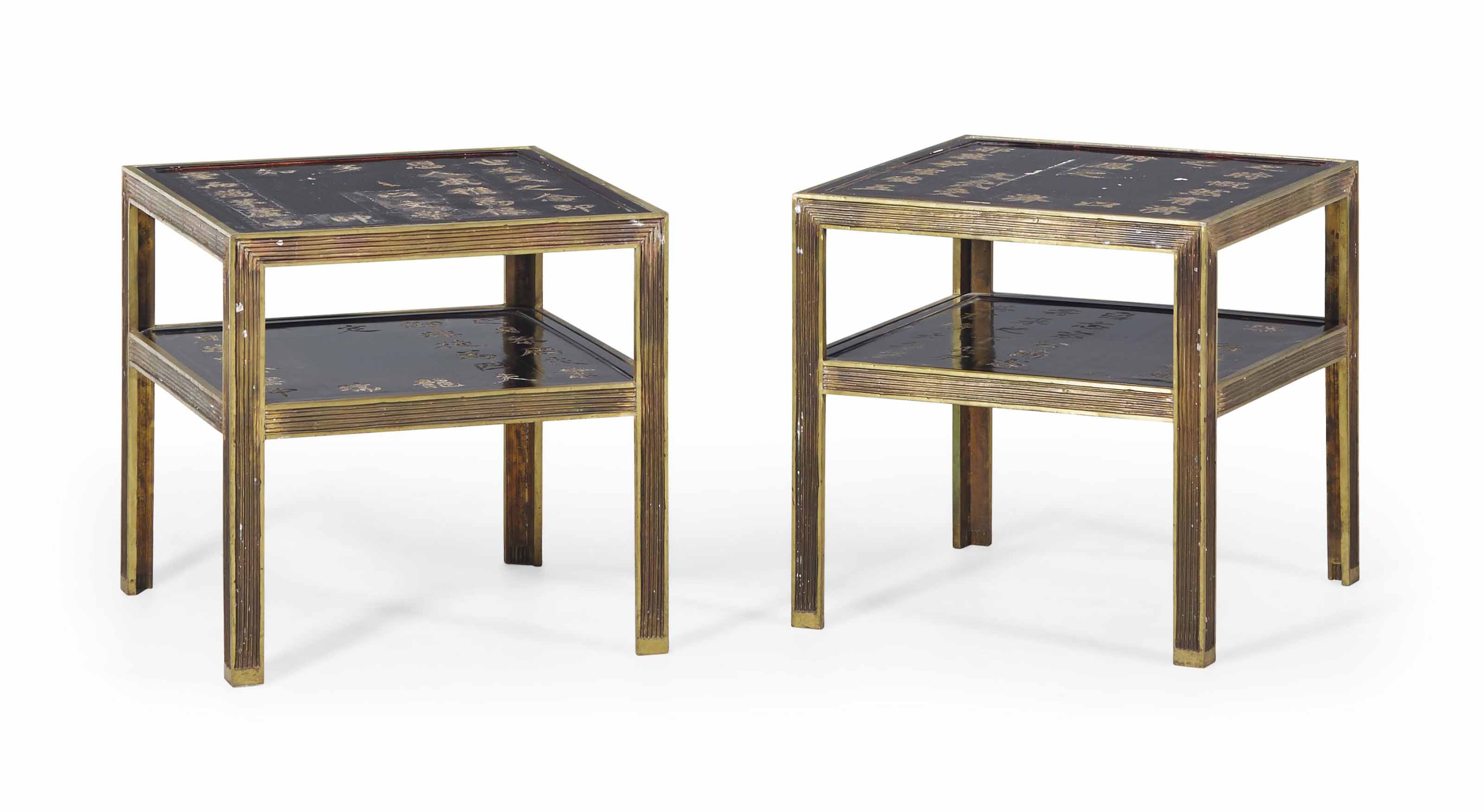 Paire De Bouts De Canape Modernes Edition Louis Cane 20th Century Sofa Table Christie S