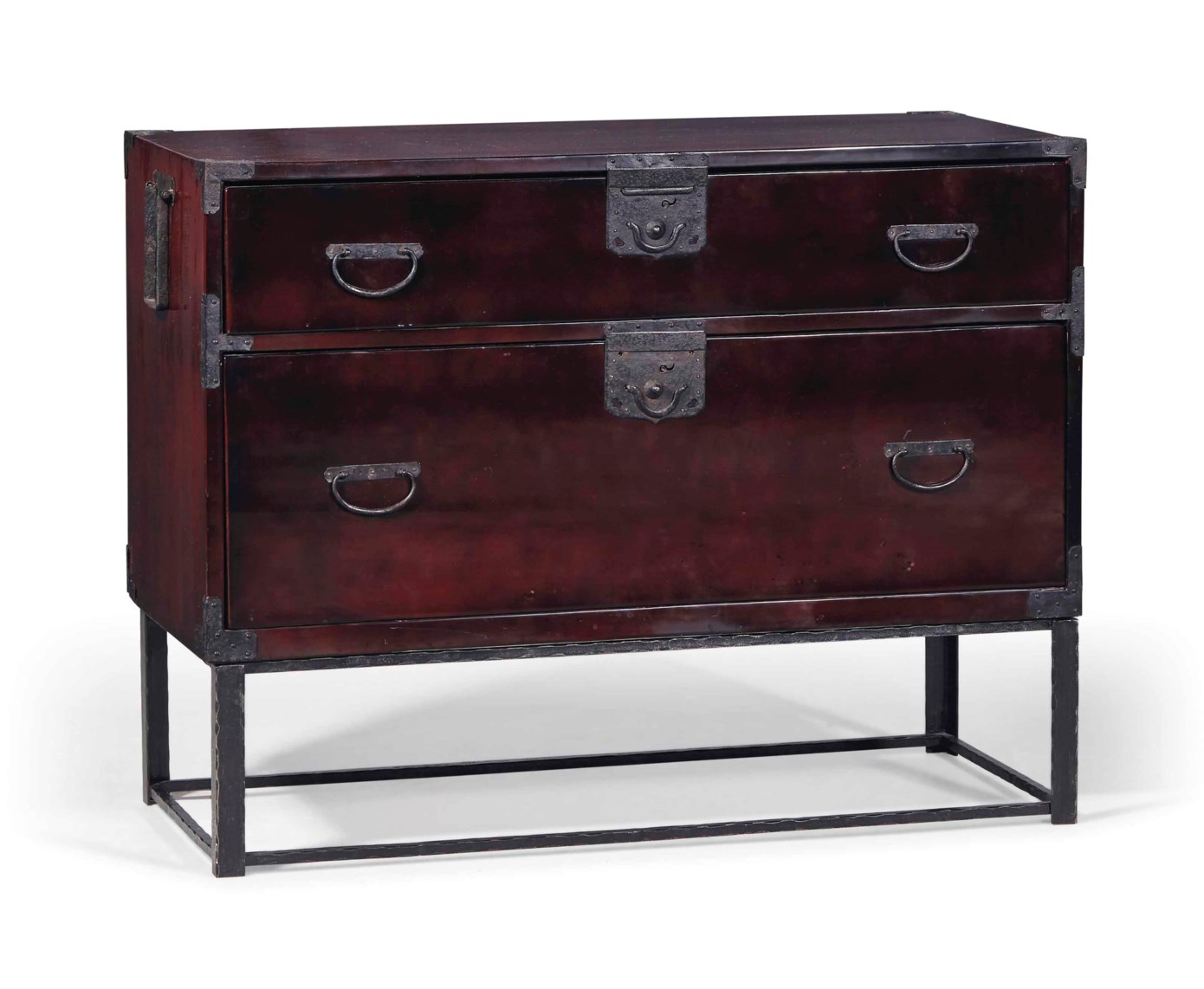 CABINET EN LAQUE BRUNE