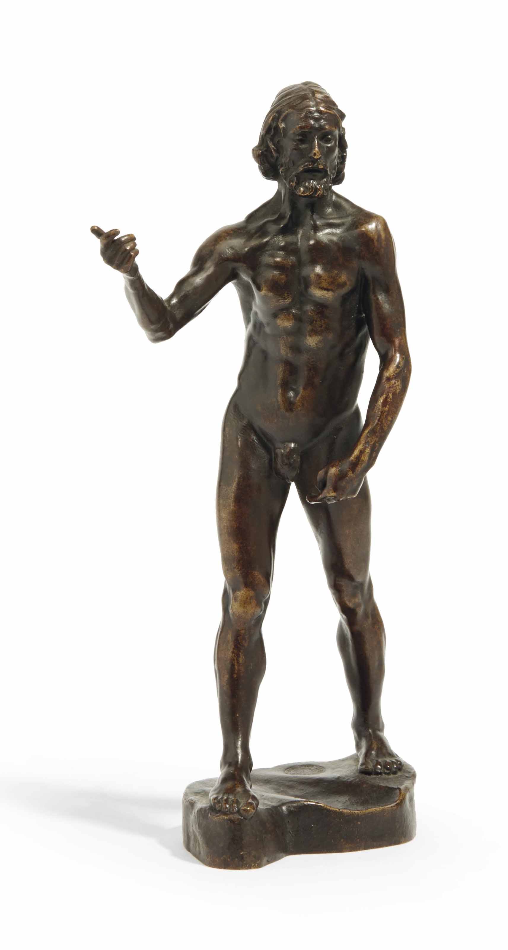 Auguste Rodin (18401917) , Saint JeanBaptiste, réduction no. 3