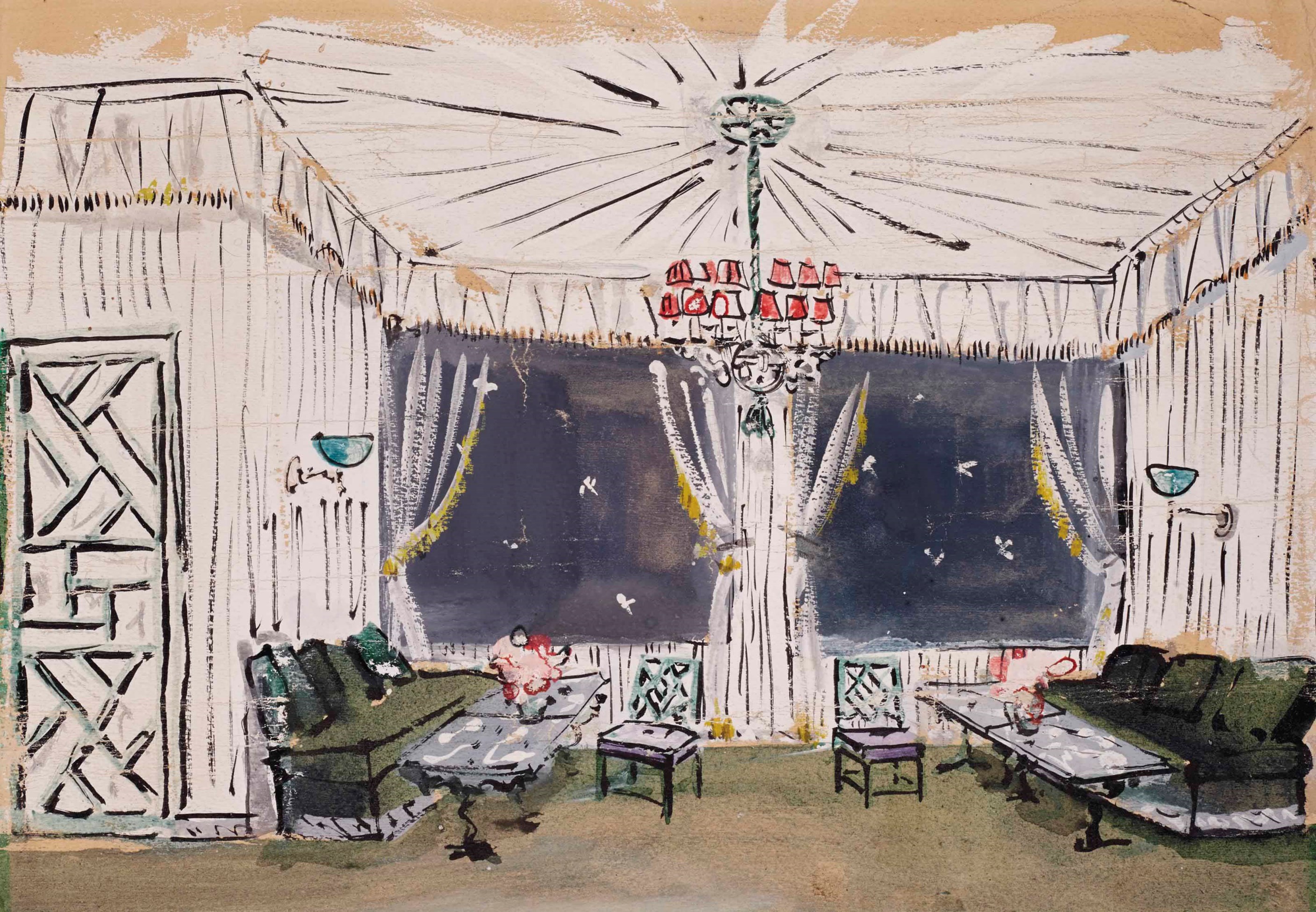 Christian Bérard (1902-1949), Étude pour un décor | Christie's