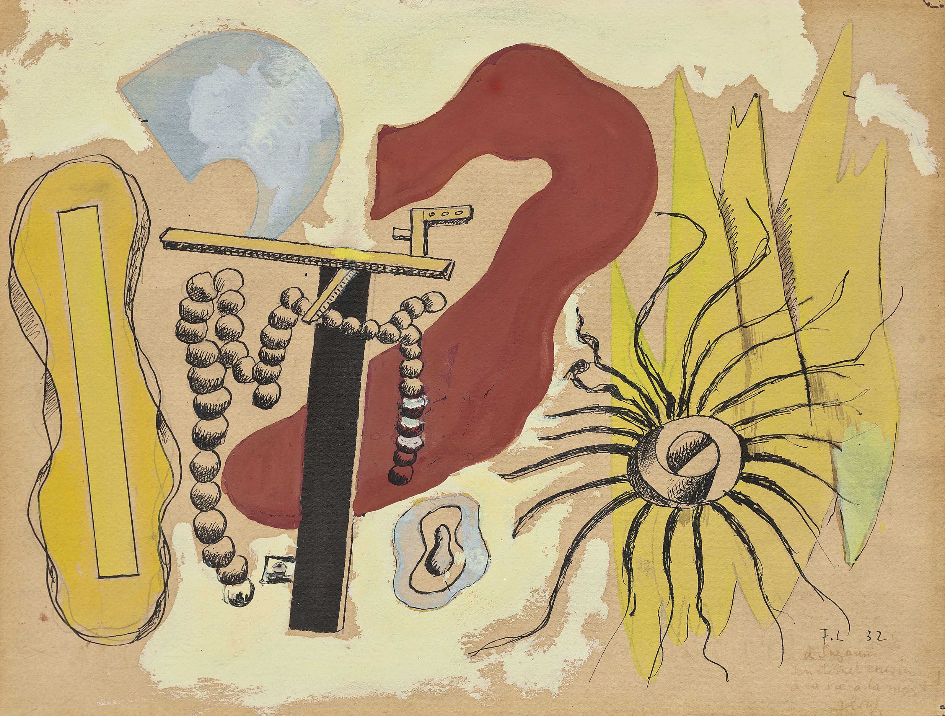 Fernand Léger (1881-1955) , Composition aux contrastes | Christie's