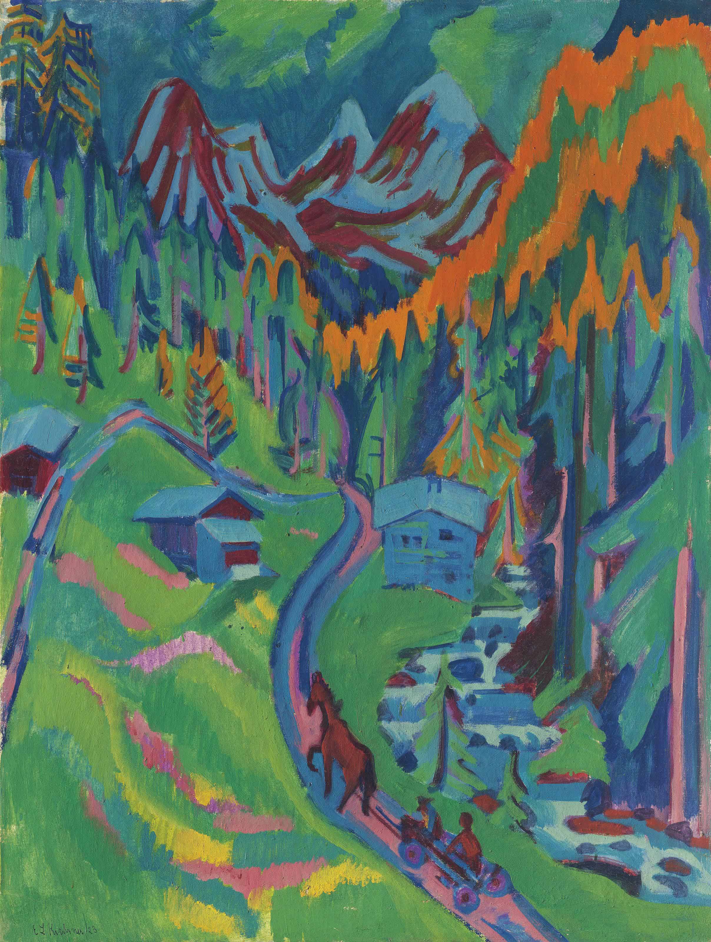 Ernst Ludwig Kirchner Alle Kunstdrucke Gemalde Bei Kunstkopie De