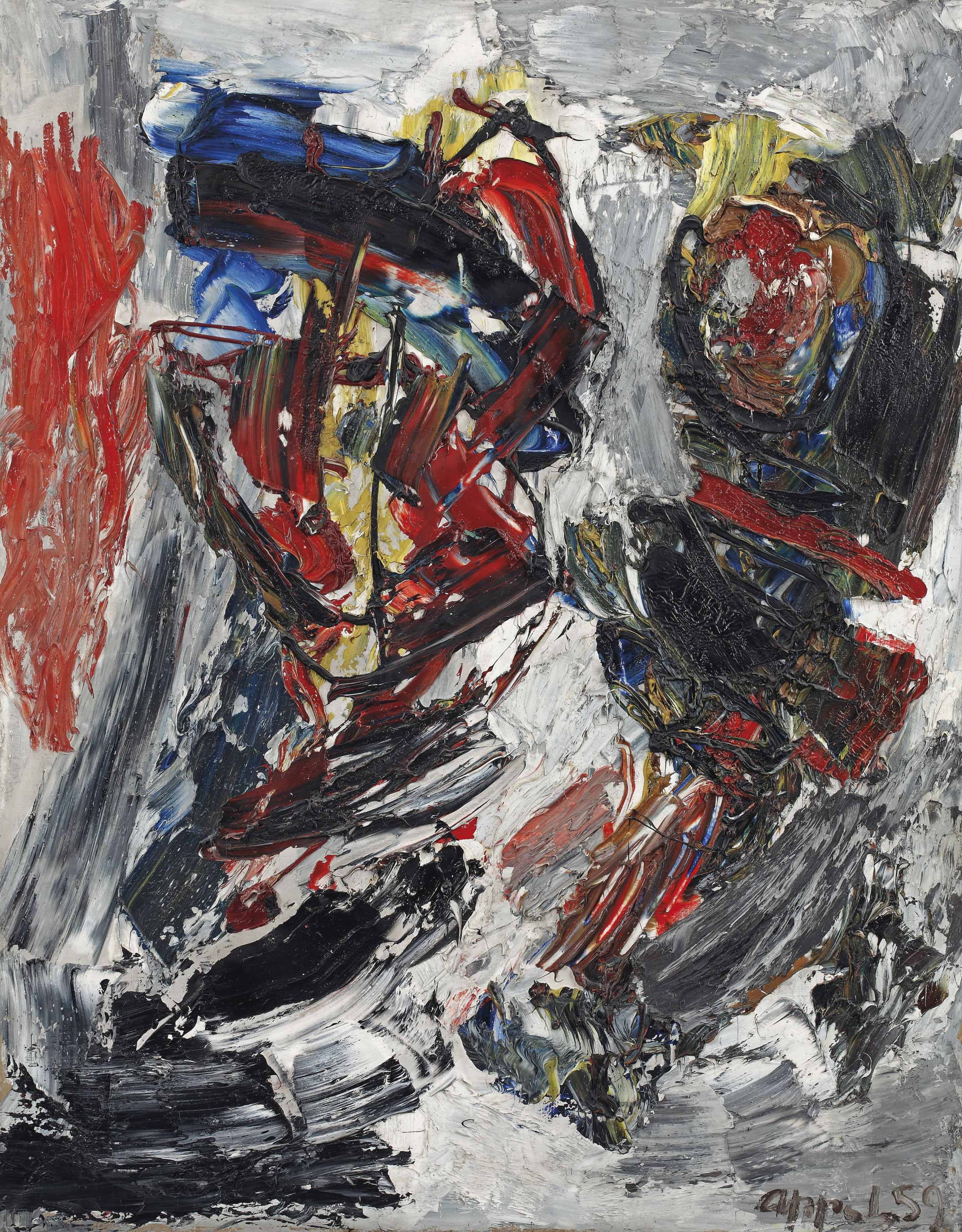 karel appel two figures