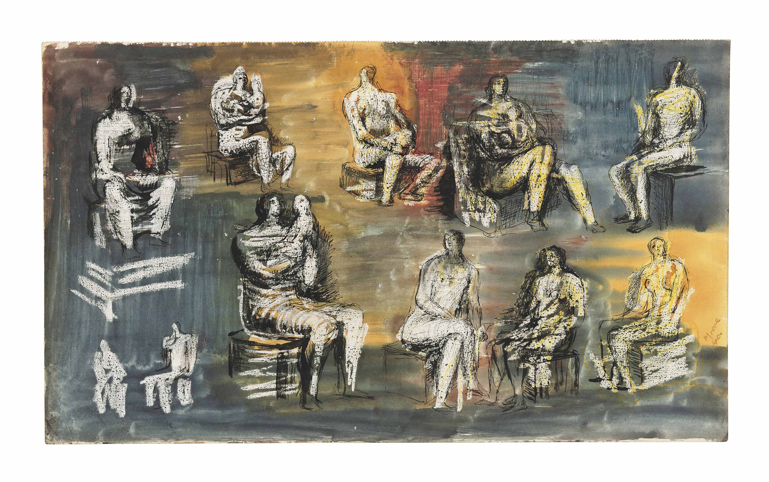 Seated Figures