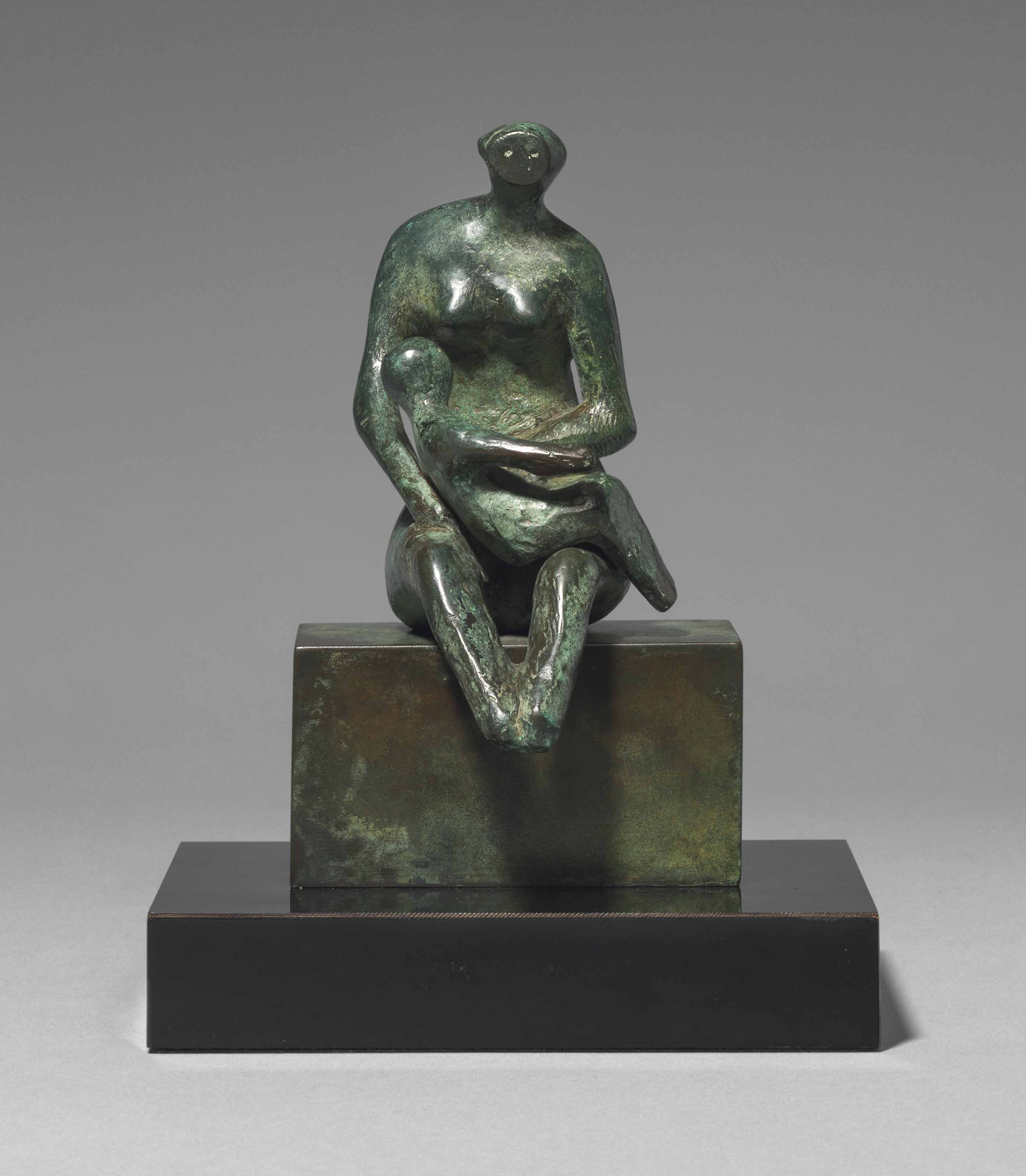 Maquette for Mother with Child on Lap