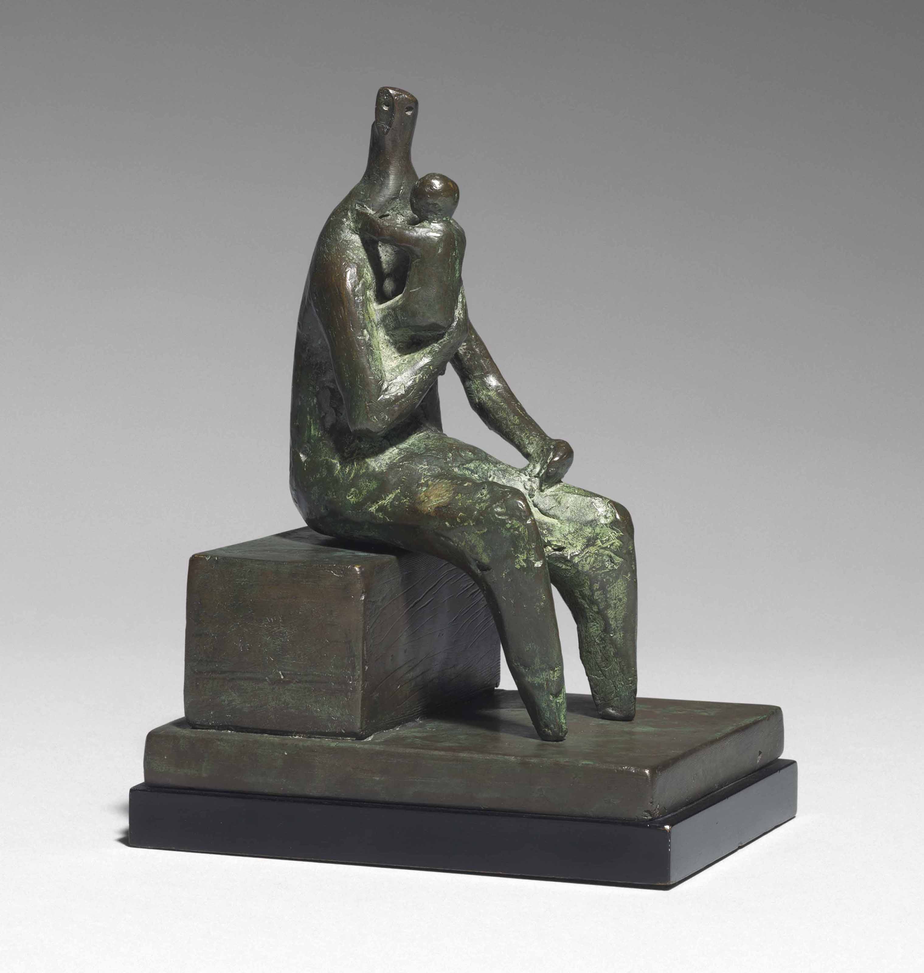 Seated Mother and Baby