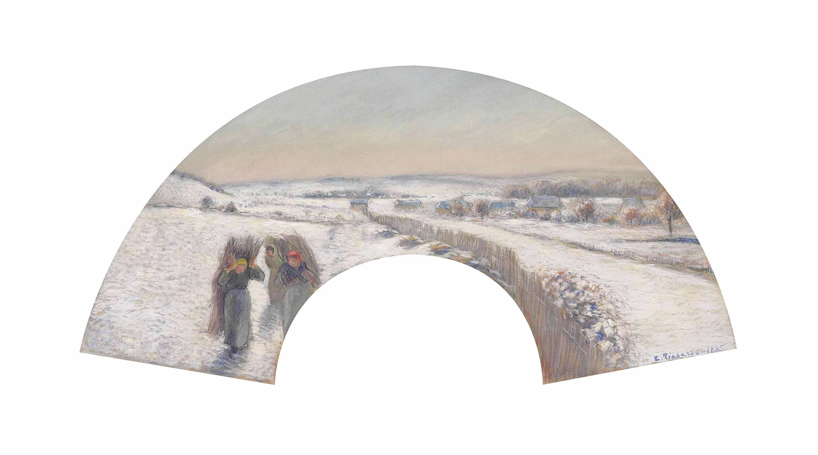 Les Porteuses de fagots, effet de neige